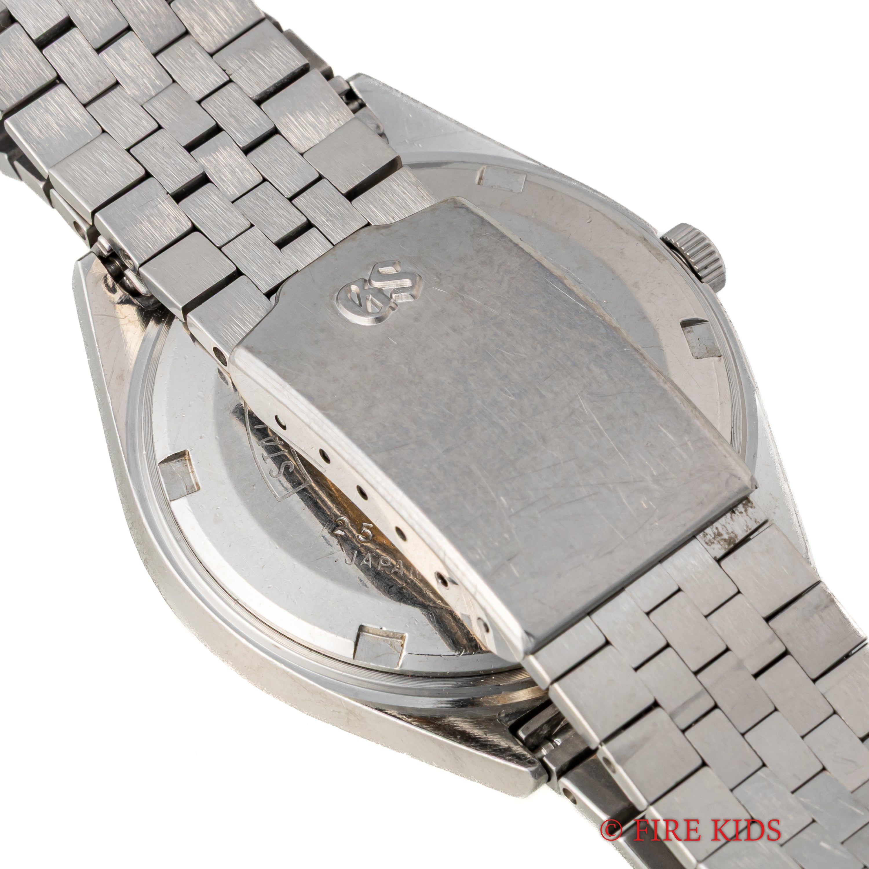 グランドセイコー 1972年製 ネイビーダイヤル Ref.5645-7010 56GS 純正ブレス付