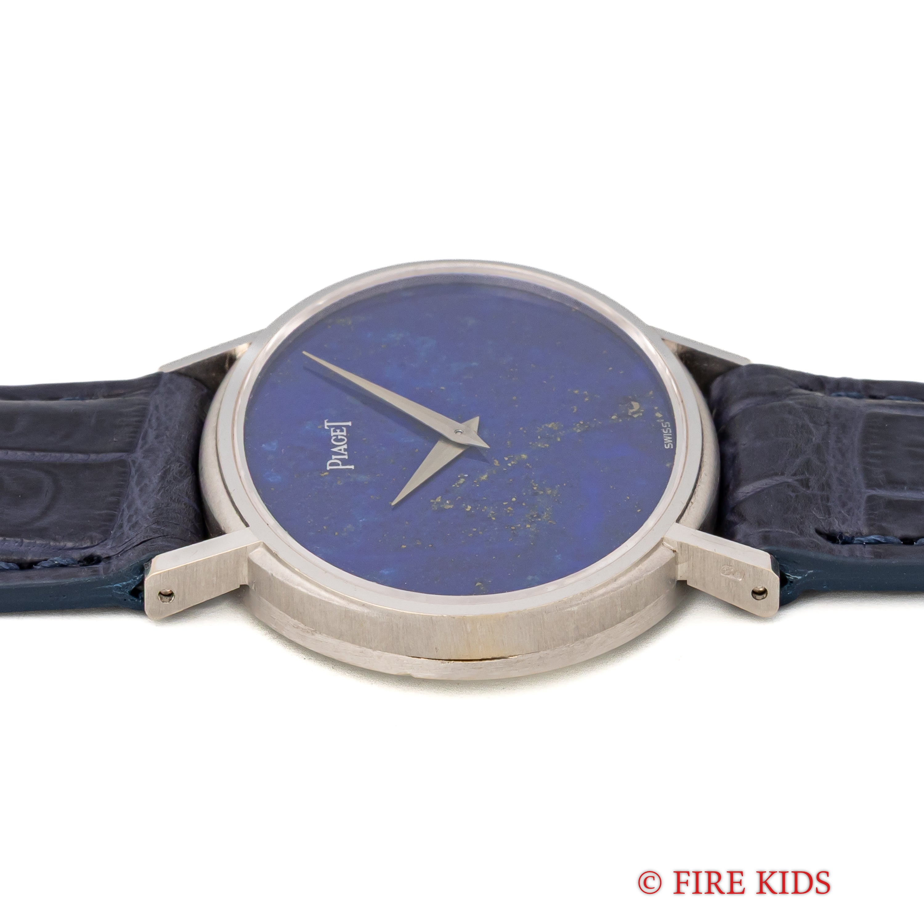 ピアジェ 1980年代製 18金ホワイトゴールド ラピスラズリダイヤル