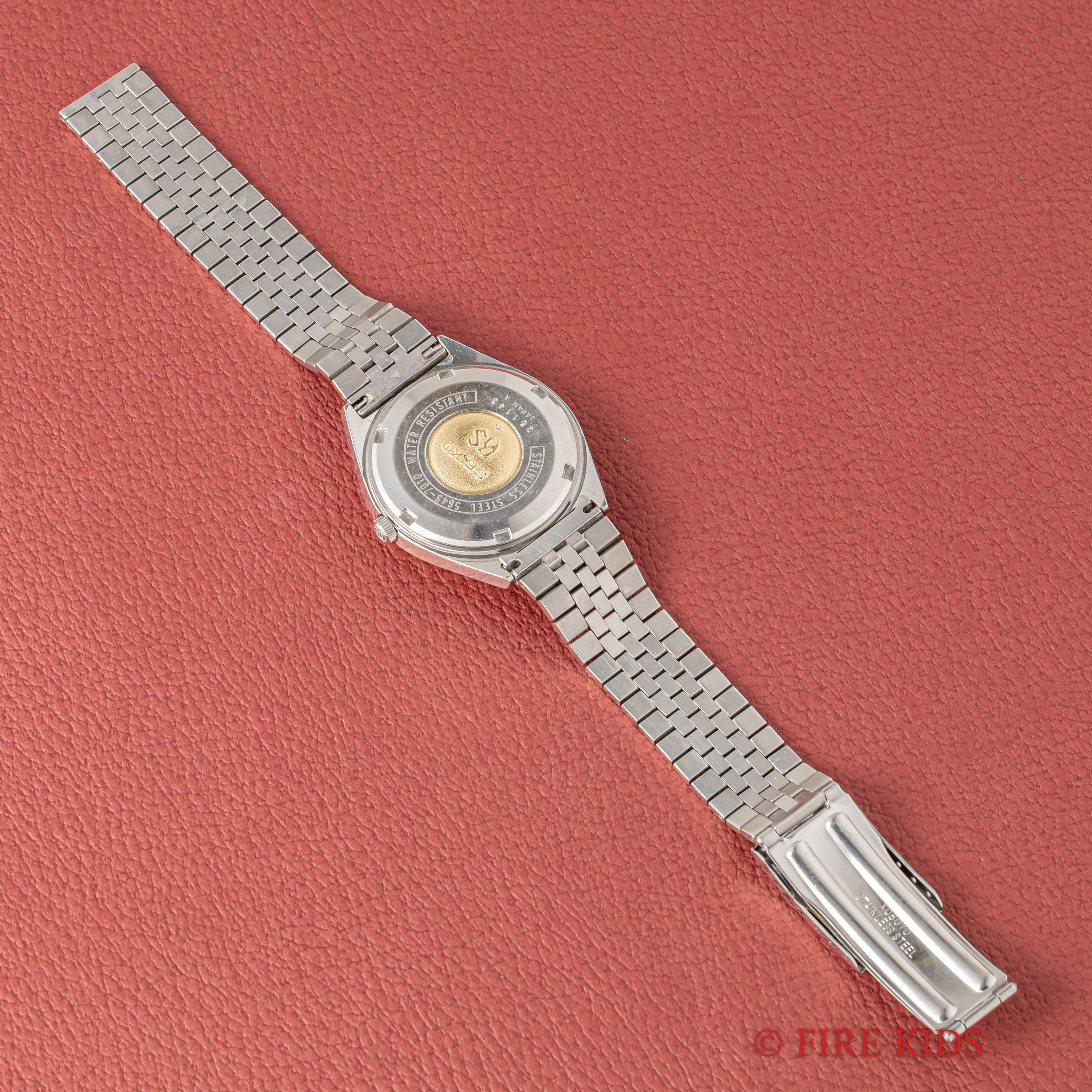 グランドセイコー 1972年製 ネイビーダイヤル Ref.5645-7010 56GS 純正ブレス付