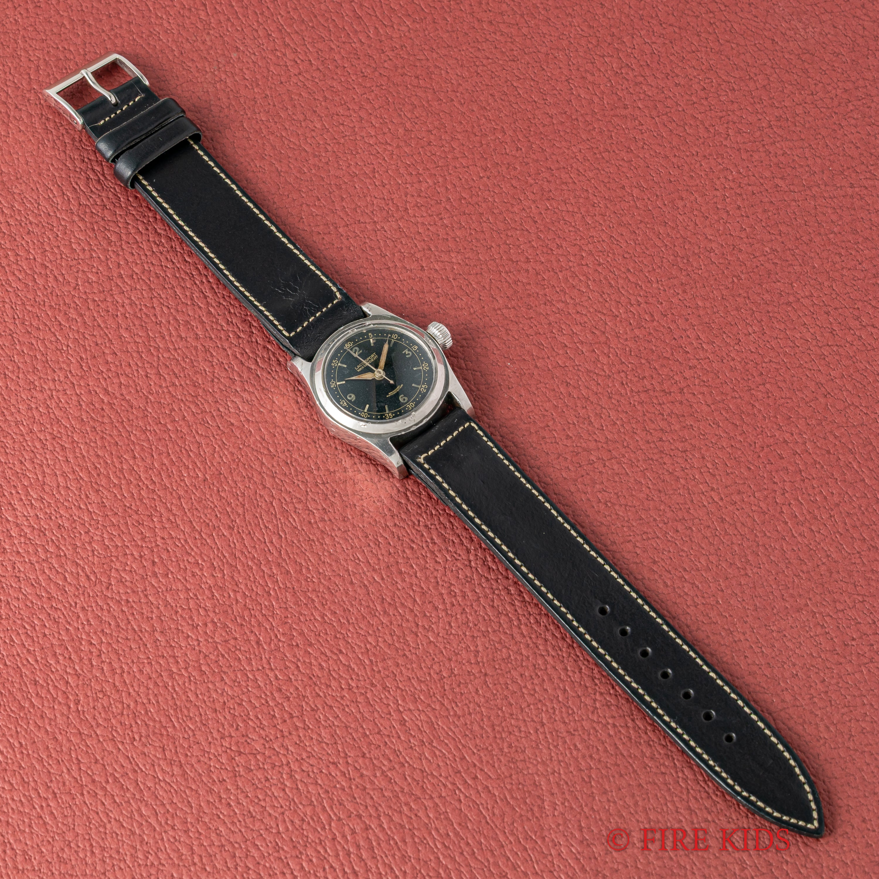 ラコ スポーツ 1930年代後半製 ドイツ時計 手巻き インナーケース ブラック