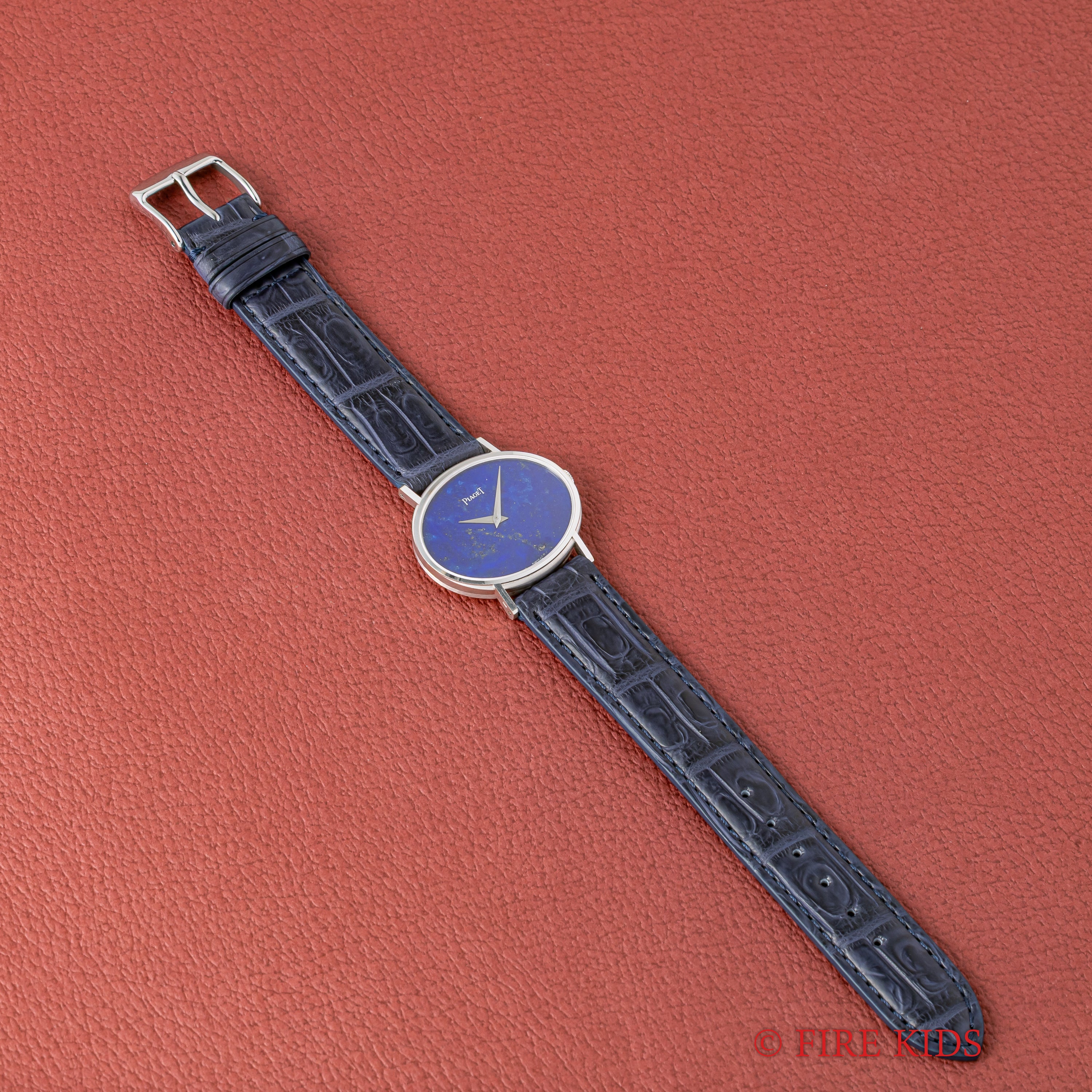 ピアジェ 1980年代製 18金ホワイトゴールド ラピスラズリダイヤル