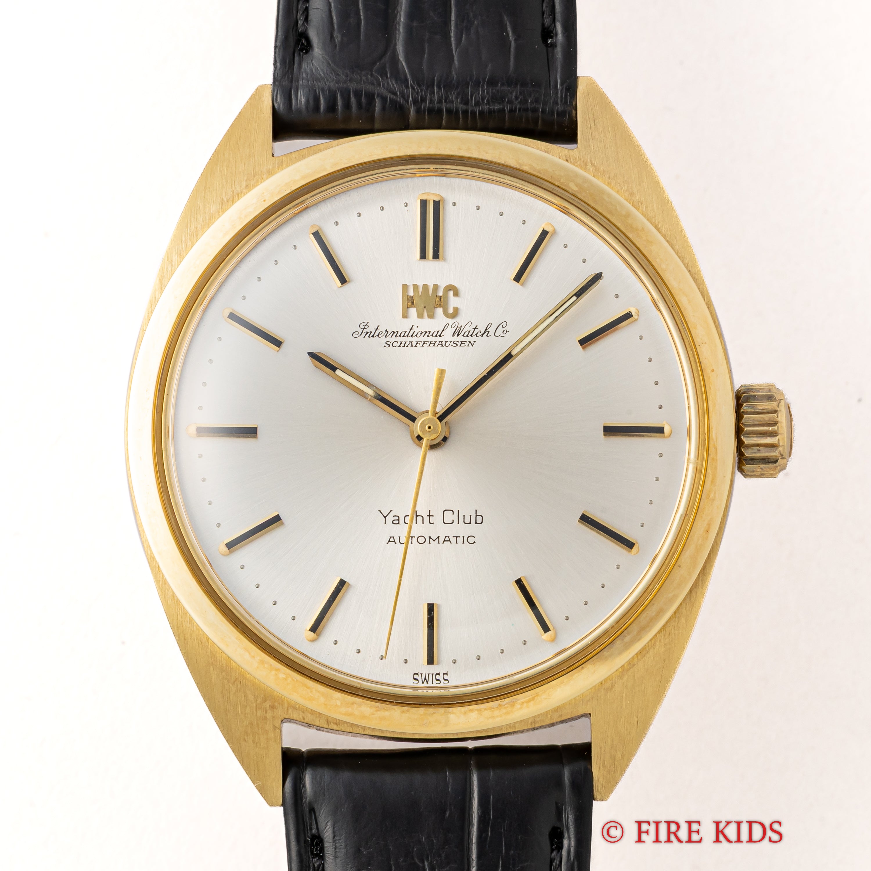 IWC 14金無垢ヨットクラブ バックステン Ref.911A 1971年製 ペラトン式自動巻き Cal.854B ノンデイト