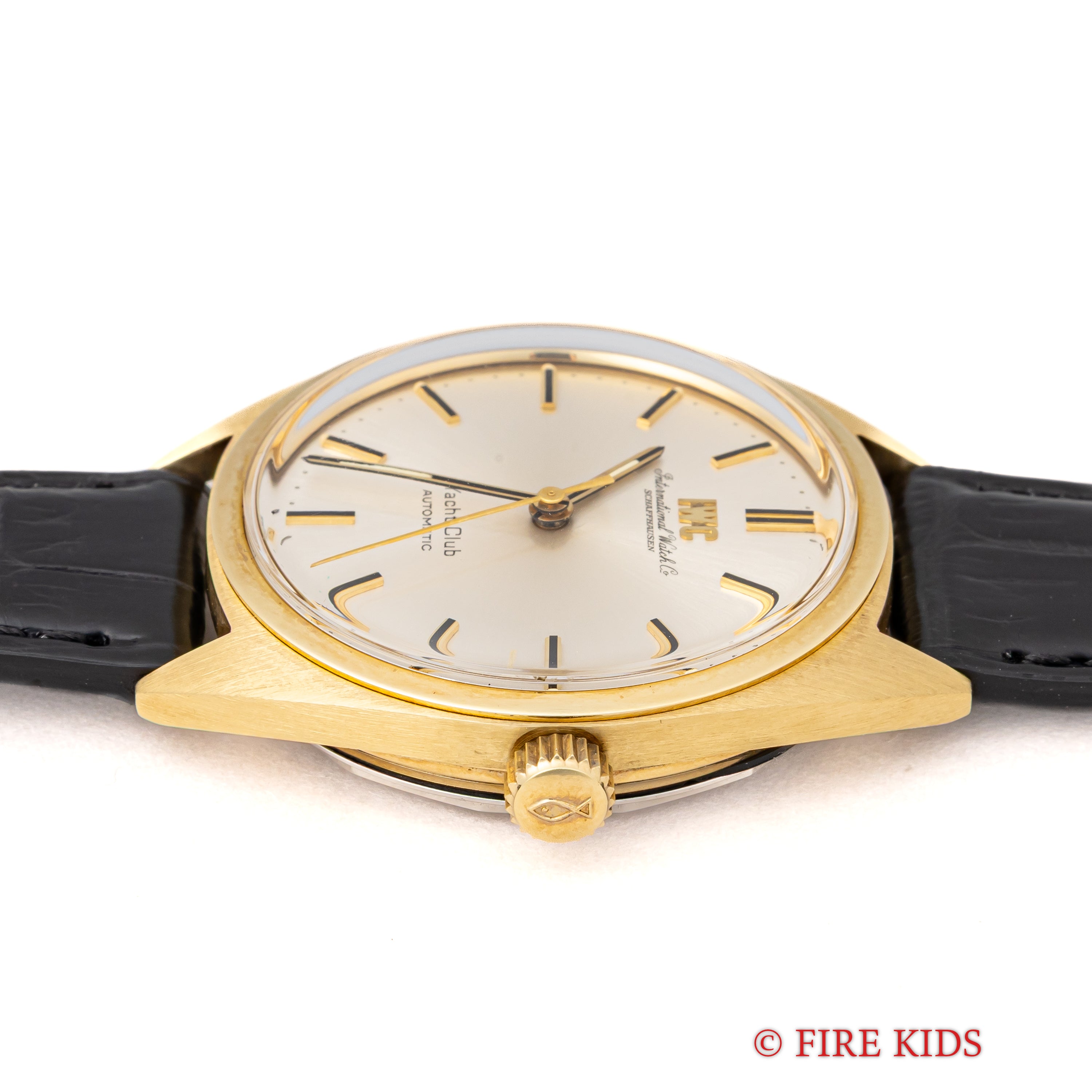 IWC 14金無垢ヨットクラブ バックステン Ref.911A 1971年製 ペラトン式自動巻き Cal.854B ノンデイト