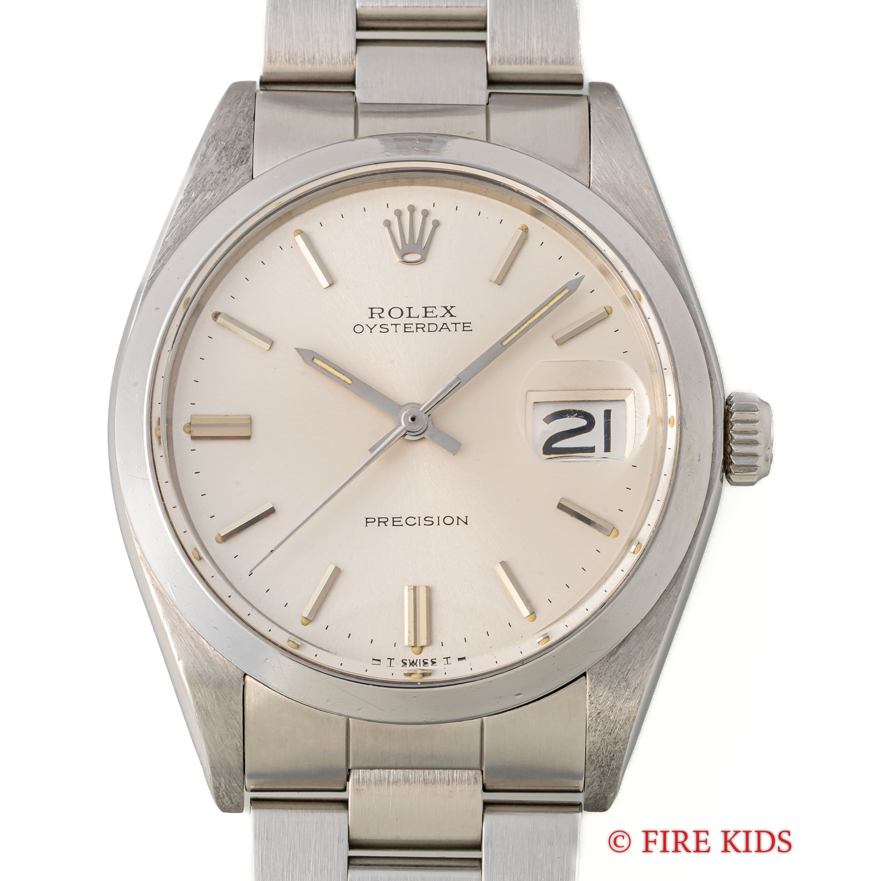 ロレックス オイスターデイト 1971年製 Ref.6694 手巻 純正巻きブレス