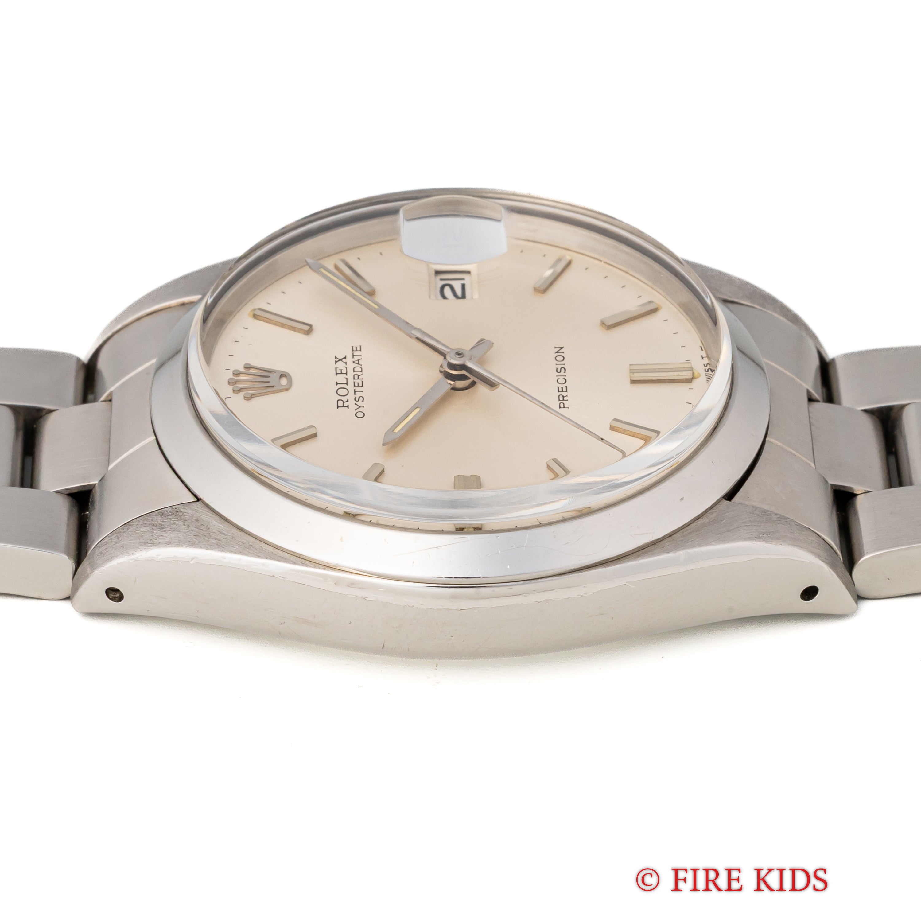 ロレックス オイスターデイト 1971年製 Ref.6694 手巻 純正巻きブレス