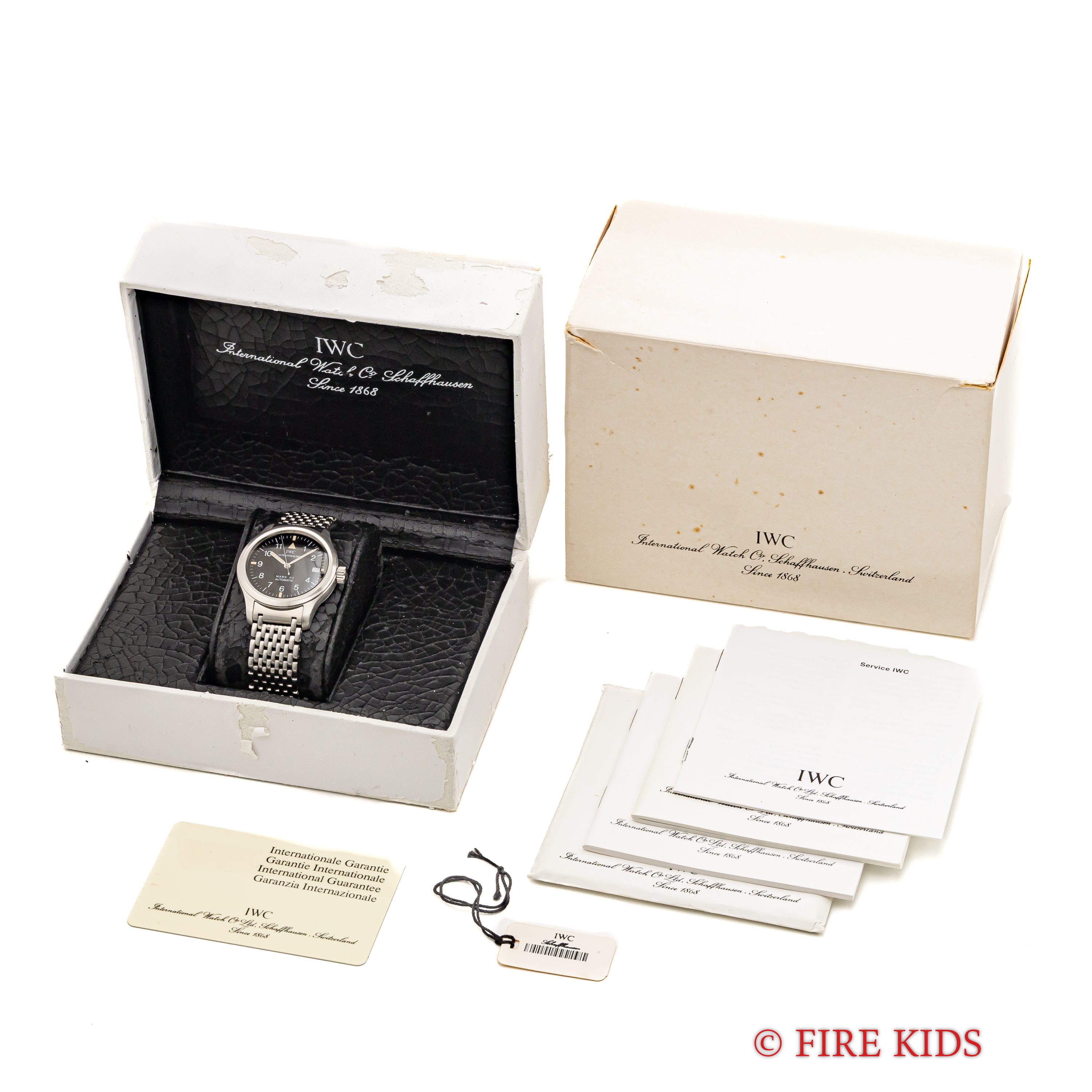 IWC マーク12 1999年製 Cal.884/2 Ref.3241 自動巻き 純正ブレス 箱、ギャラ、タグ付き