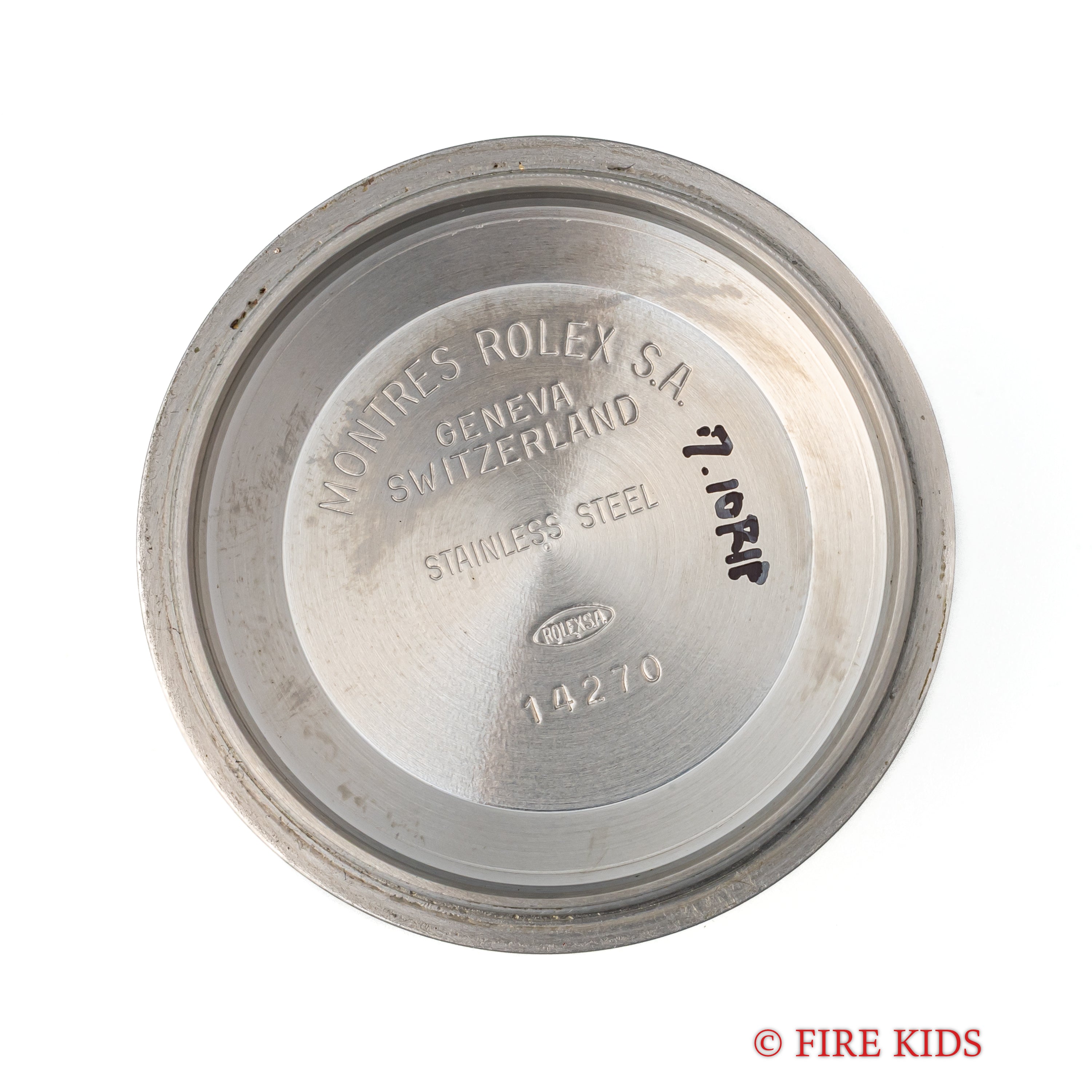 ロレックス エクスプローラー 1991年製 Ref.14270 トリチウム夜光 純正シングルロックブレス ギャラ付