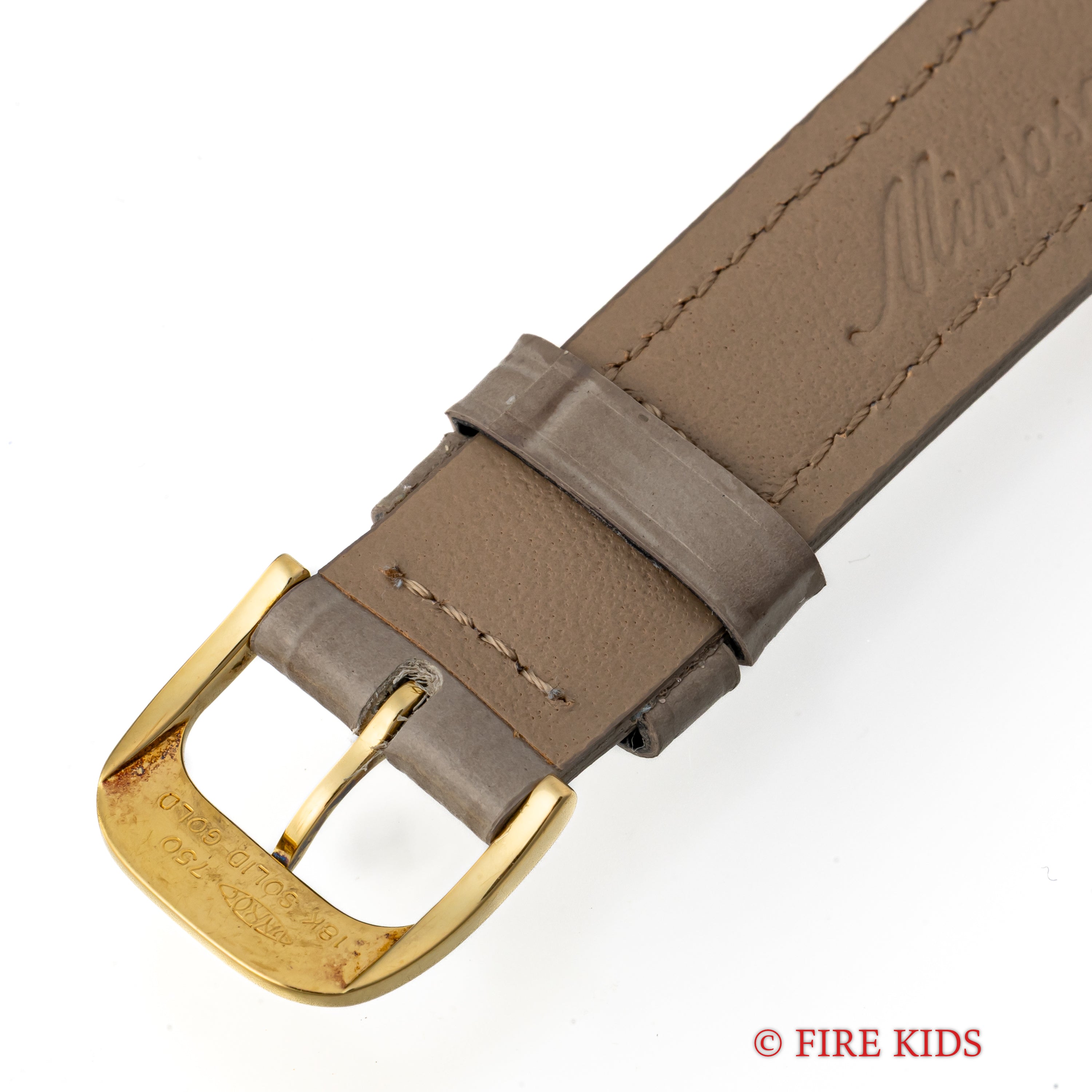 ジャガールクルト ラウンド 18金無垢イエローゴールド 1980年代 Cal.895 純正18金無垢尾錠