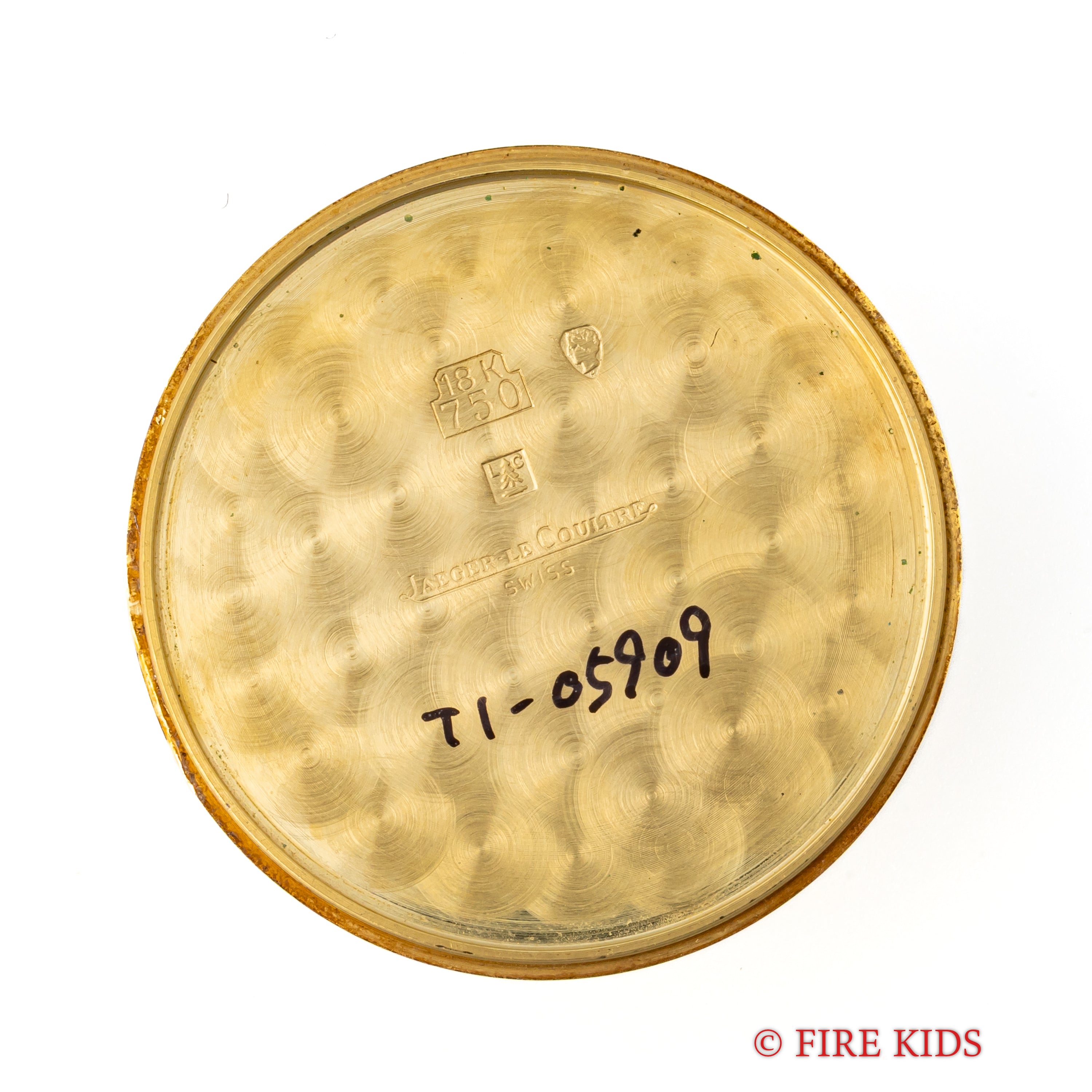 ジャガールクルト ラウンド 18金無垢イエローゴールド 1980年代 Cal.895 純正18金無垢尾錠