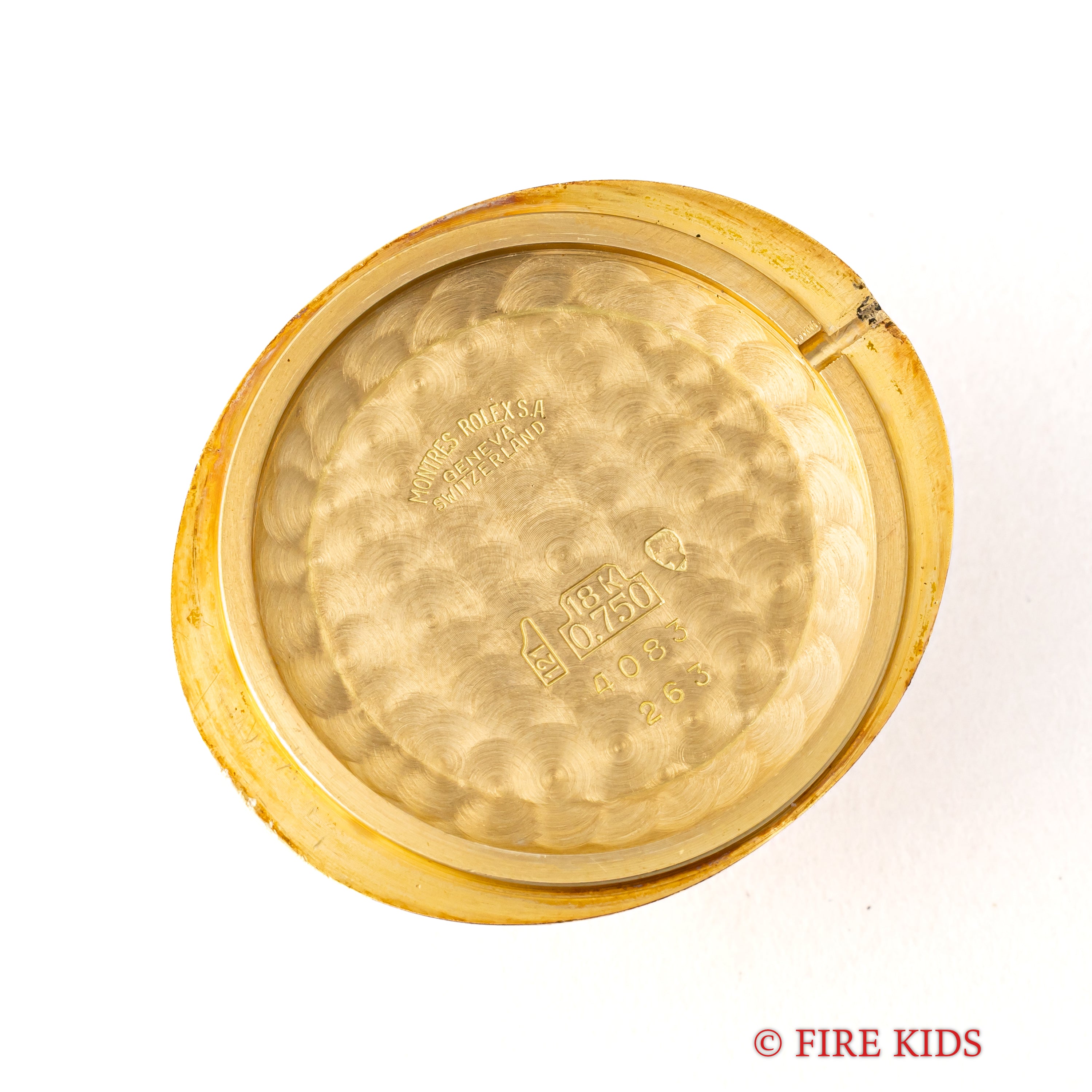 ロレックス チェリーニ レッドグラデーションダイヤル 18金無垢 1972年製 オーバル型 手巻き Ref.4083 王冠GP尾錠