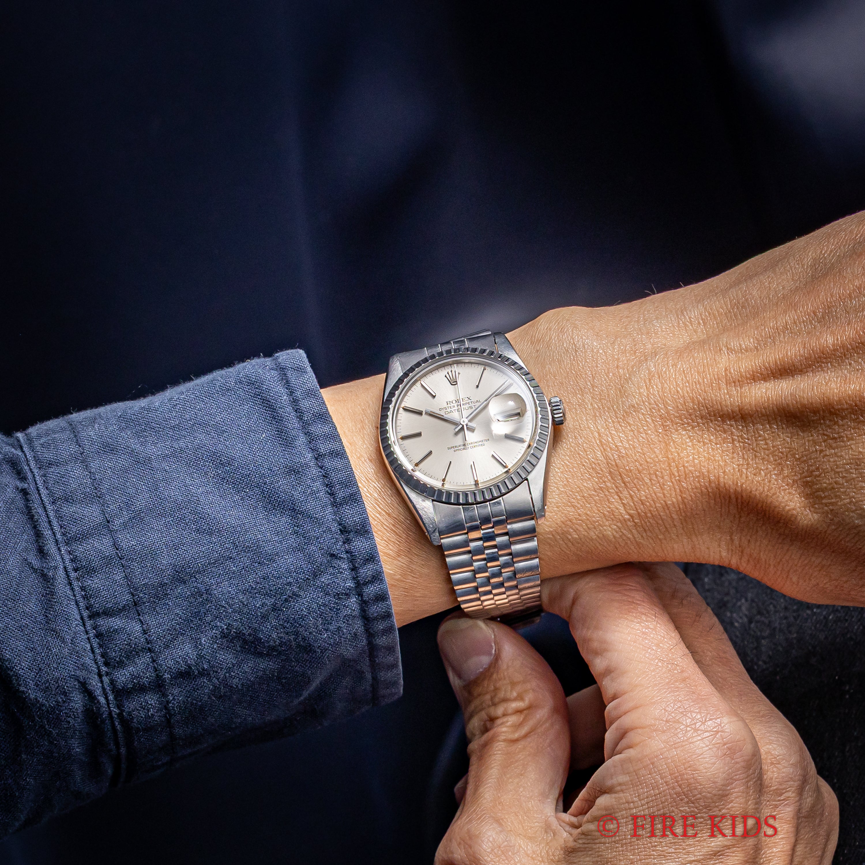 ロレックス デイトジャスト 1978年製 Ref.16030 シルバーダイヤル オールトリチウム 純正ジュビリーブレス