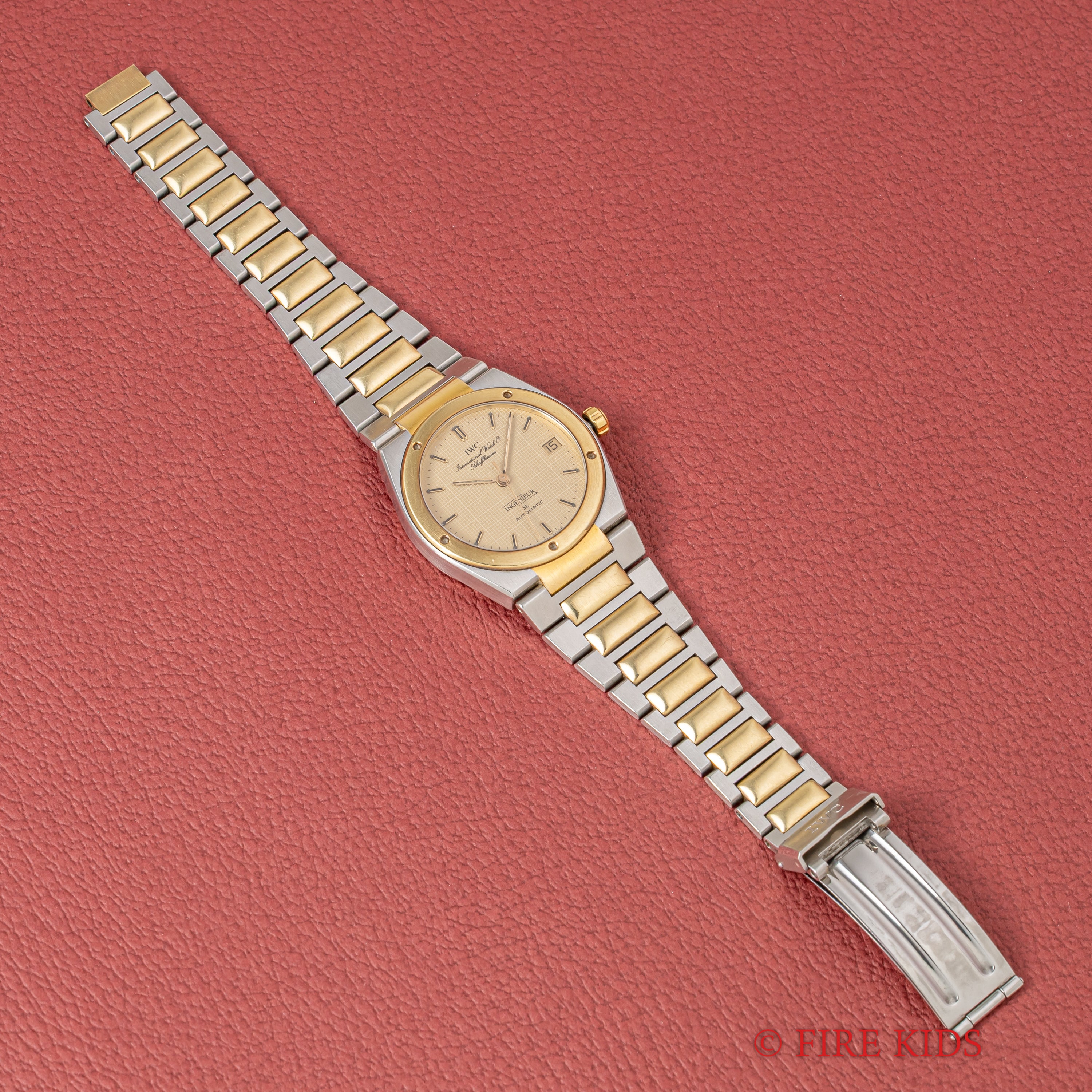 IWC インヂュニアSL 1989年製 Ref.3506 コンビ ジェンタデザイン 耐磁時計 自動巻きクロノメーター