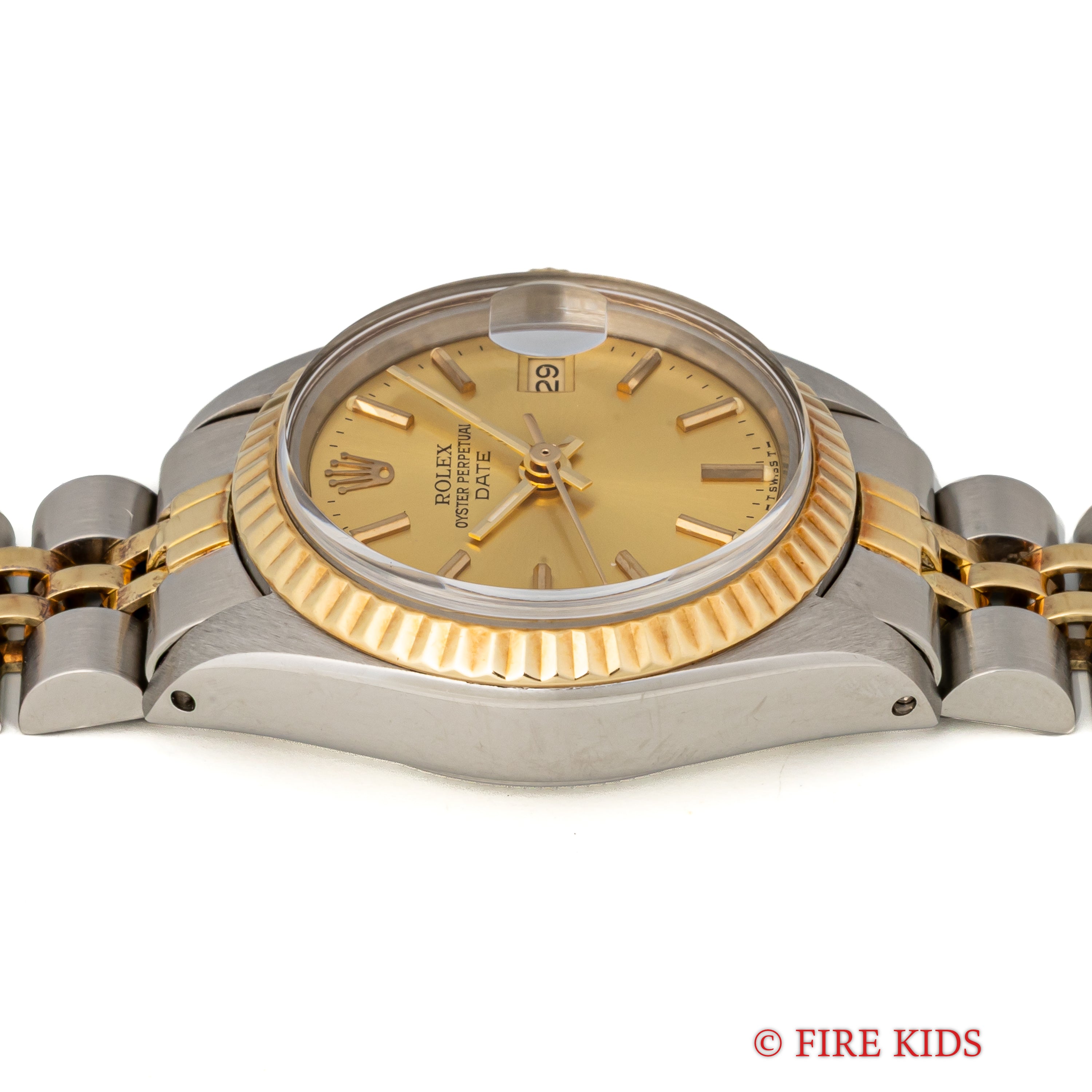 ロレックス オイスターパーペチュアルデイト 1980年製 レディース Ref,6917 自動巻き ギャラ付き