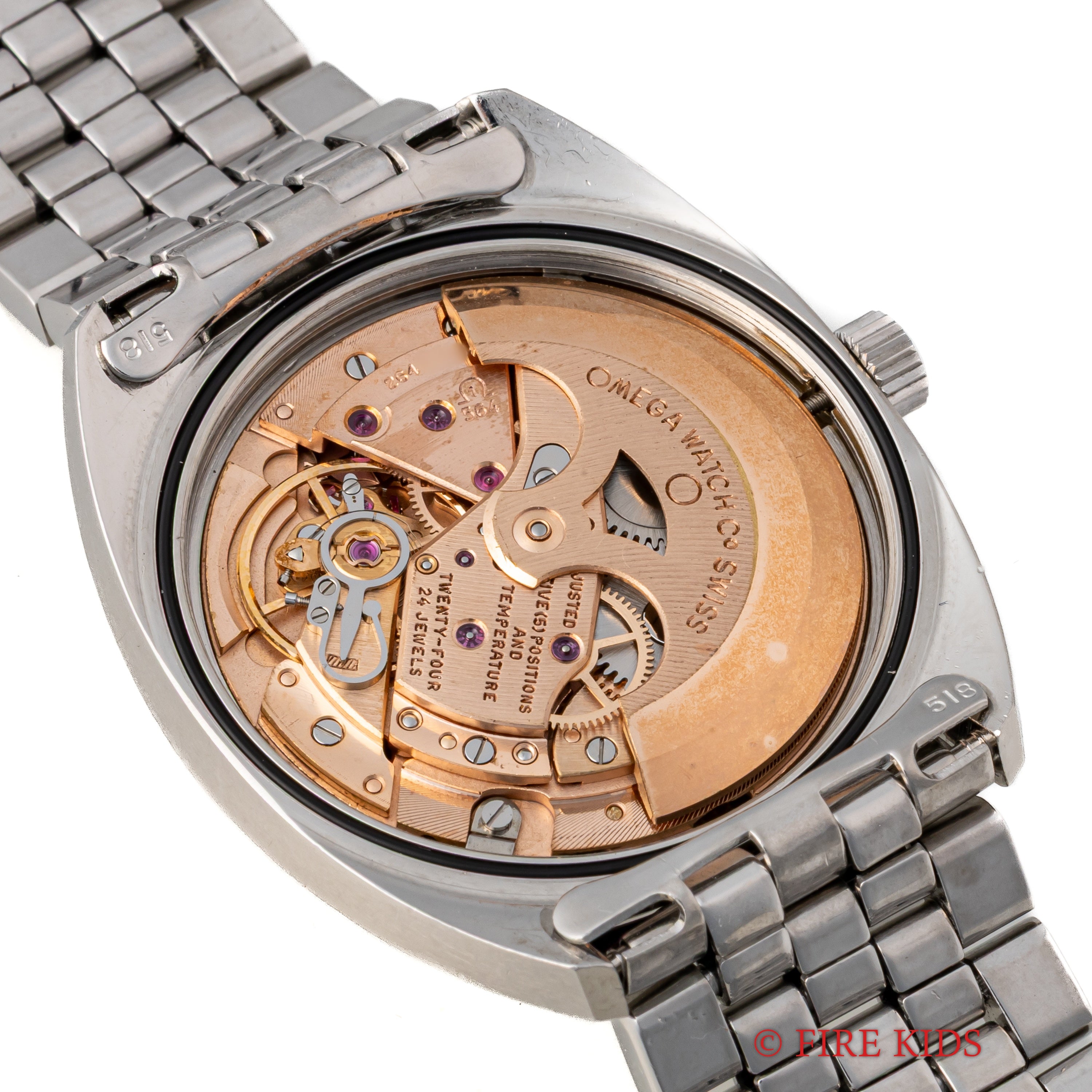 オメガ コンステレーション ジェンタ 1969年製 Ref.168.027 リネンダイヤル WGコインエッジベゼル 純正ブレス