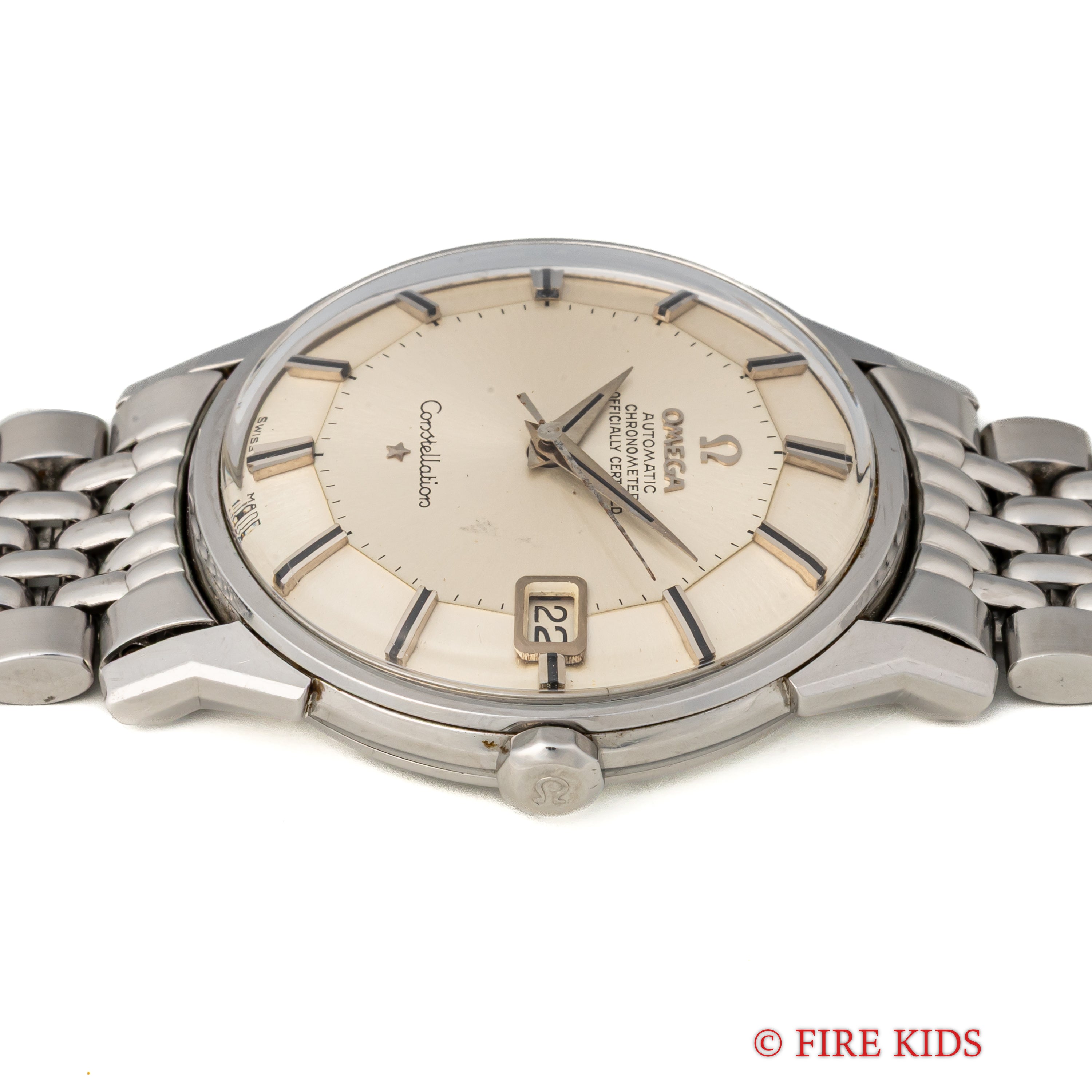 オメガ コンステレーション 12角 1966年製 パイパンダイヤル 自動巻クロノメーター Cal.561 純正ステンレスブレス