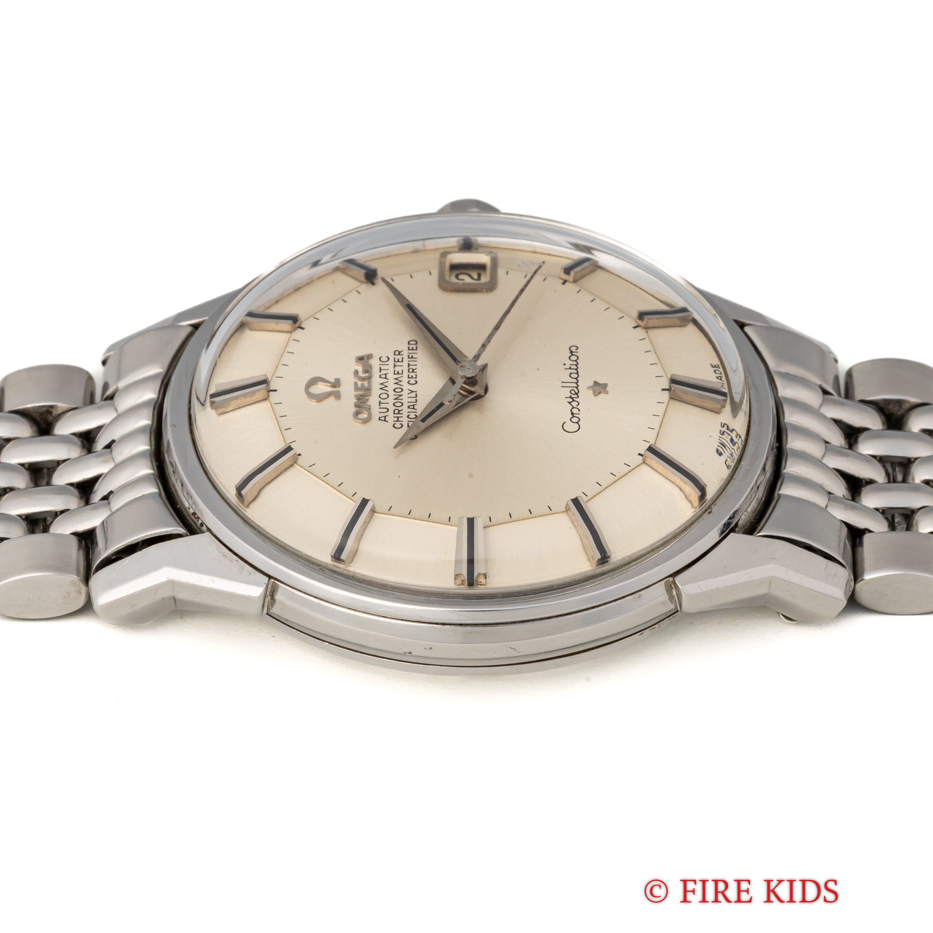 オメガ コンステレーション 12角 1966年製 パイパンダイヤル 自動巻クロノメーター Cal.561 純正ステンレスブレス