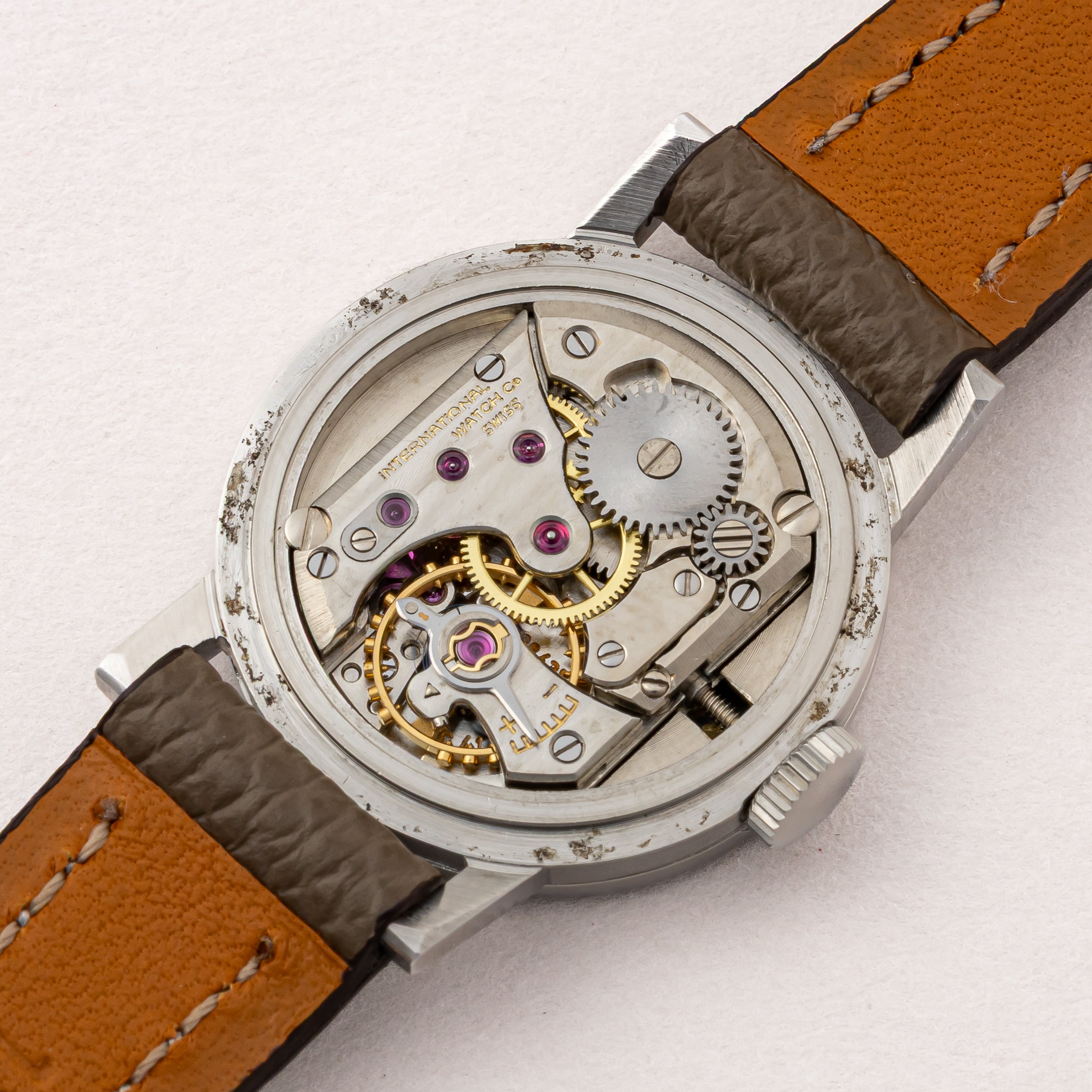 IWC レディース ラウンドケース グレーダイアル 1974年製