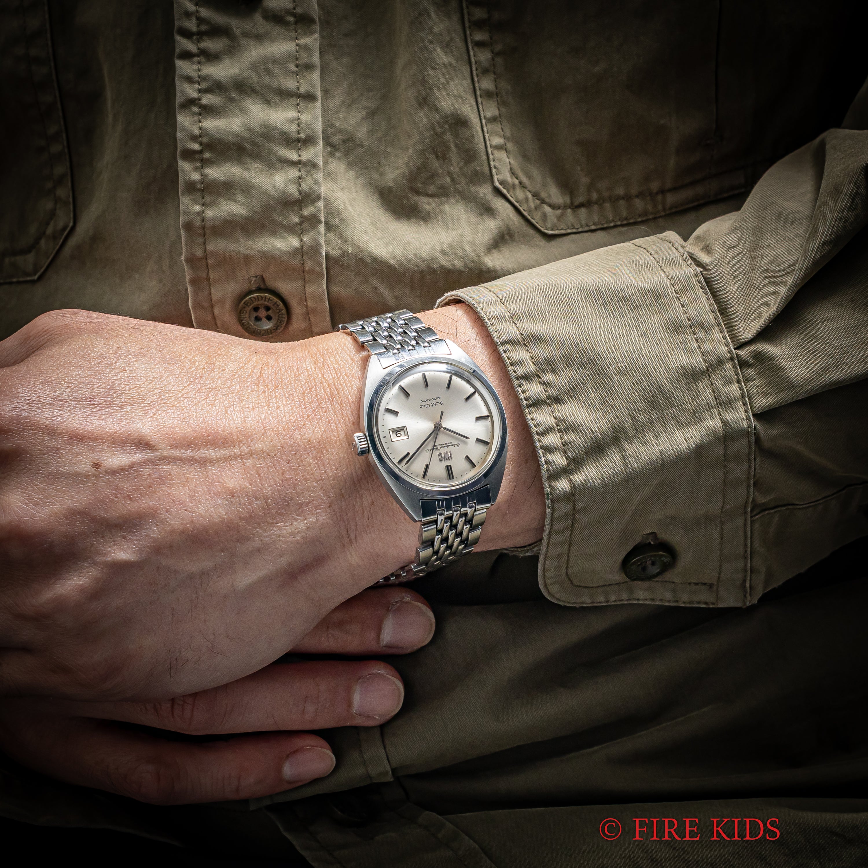 IWC ヨットクラブ 1975年製 ペラトン式自動巻き Cal.8541B 純正ゲイフレアーブレス付き