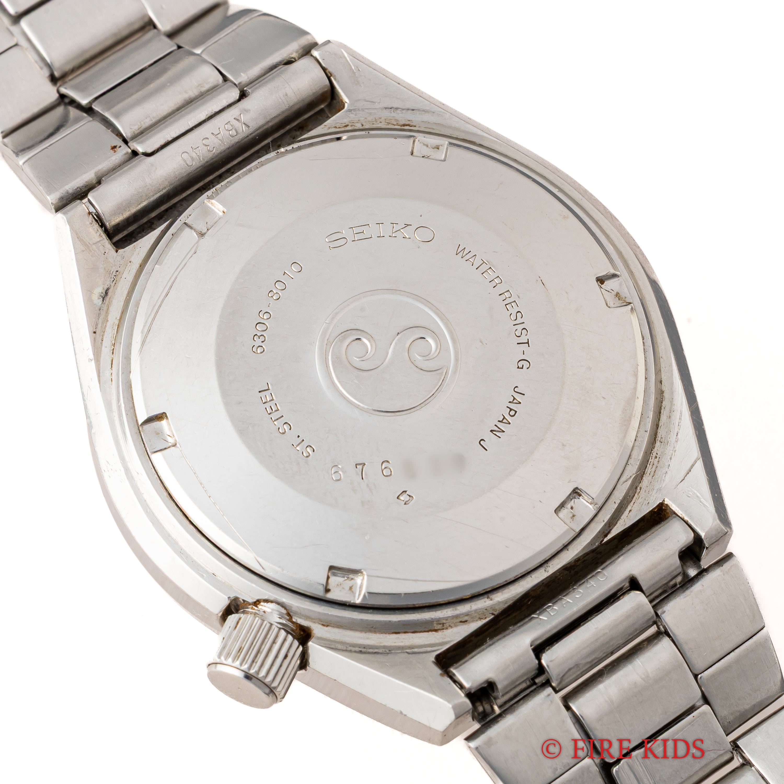 セイコー アクタス シルバーウェーブ 1976年製 Ref.6306-8010 ねじ込みリューズ 純正ブレス