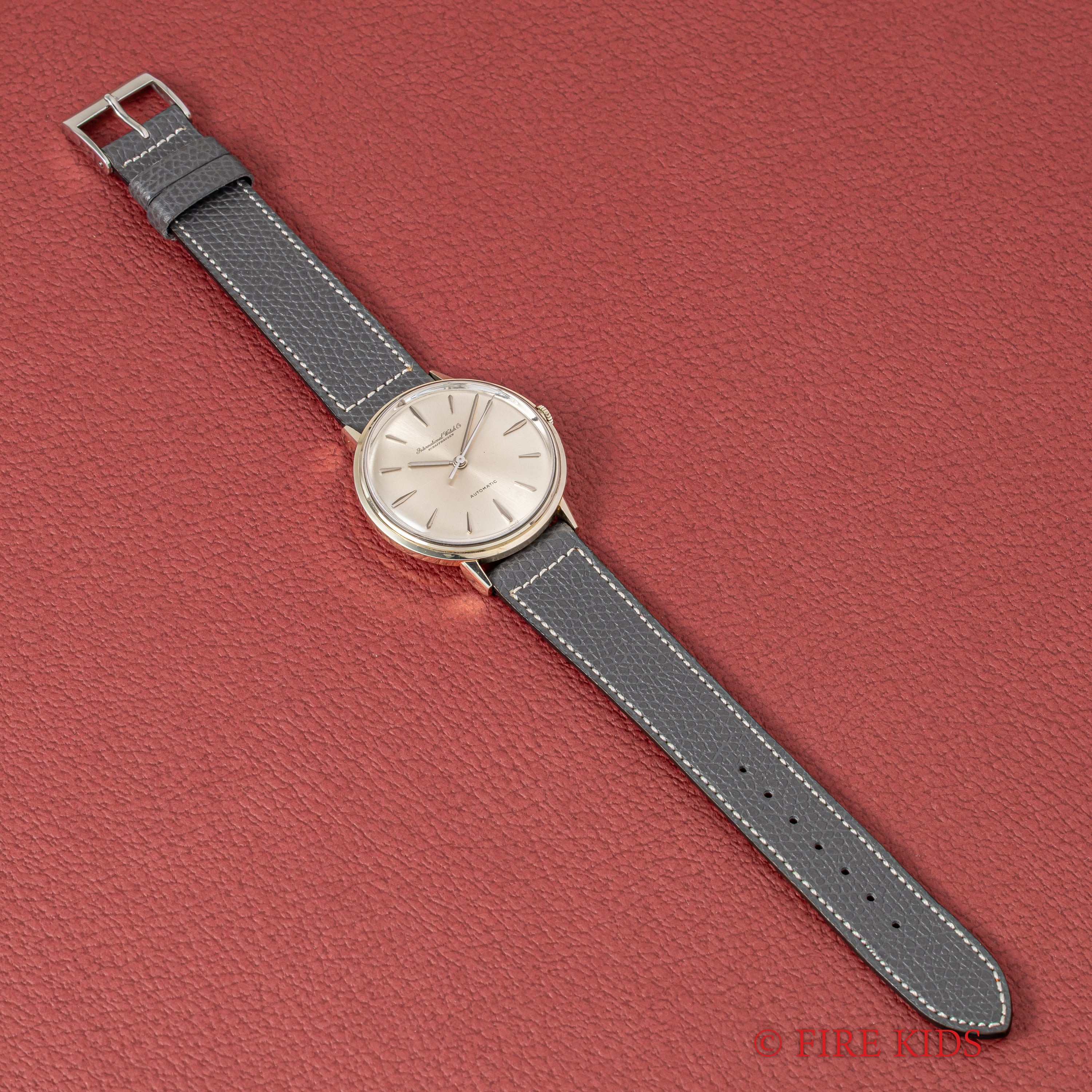 IWC 18金無垢ホワイトゴールド 1964年製 ラウンドケース Ref.603A ペラトン式自動巻 Cal.853 ノンデイト