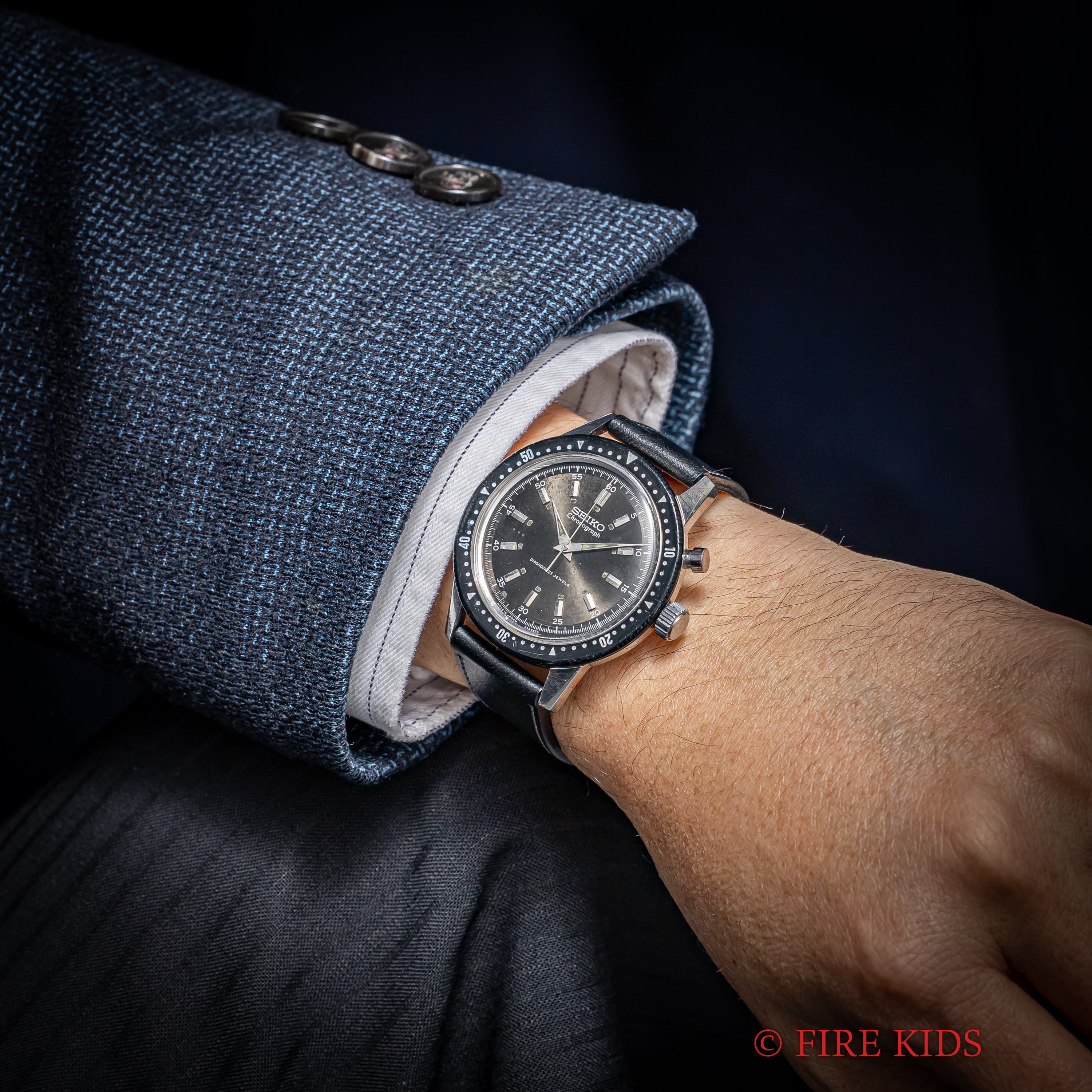 セイコー ワンプッシュクロノグラフ 1964年製 Ref.45899 聖火マーク プラベゼル