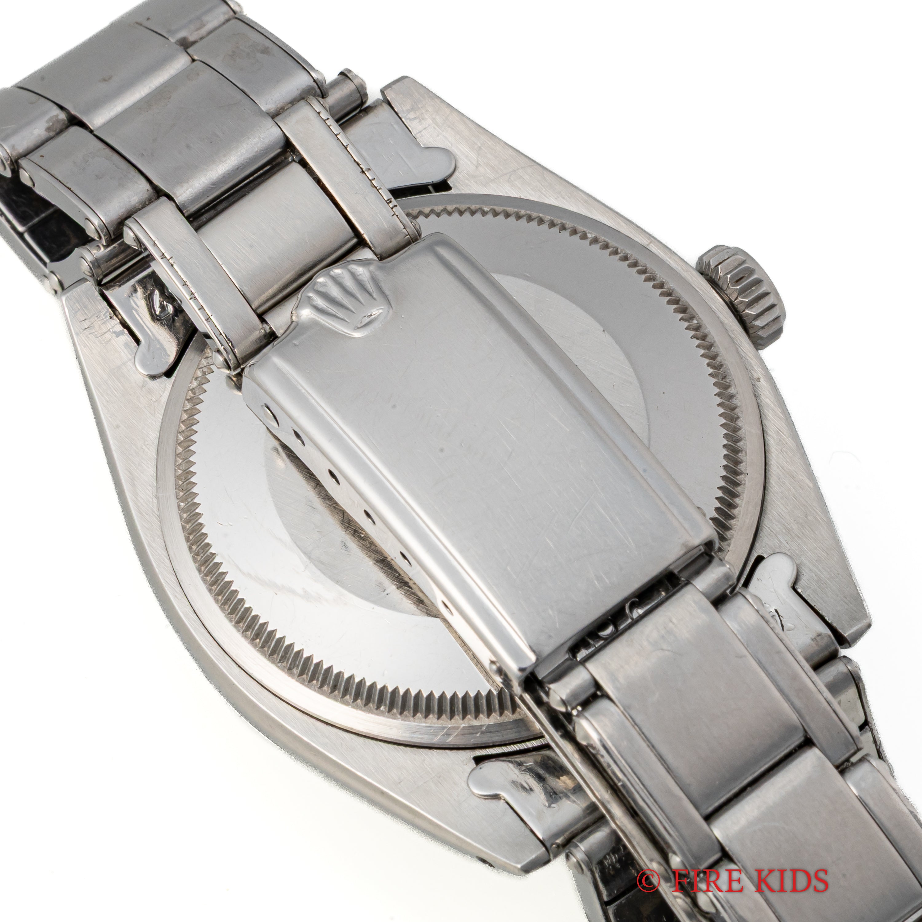 ロレックス 1966年製 オイスターパーペチュアルデイト 自動巻き Ref.1500 ブルーダイヤル 純正リベットブレス