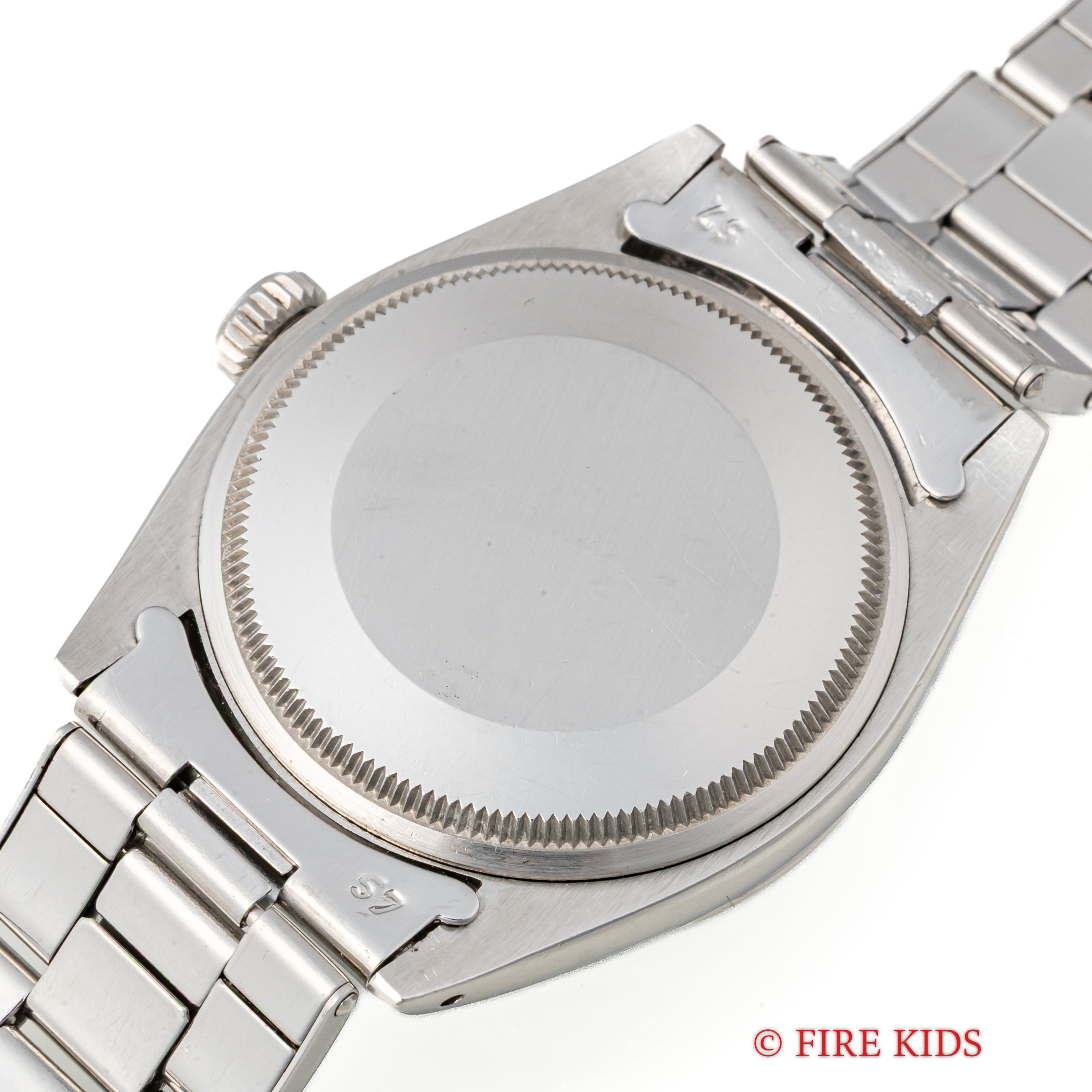 ロレックス 1966年製 オイスターパーペチュアルデイト 自動巻き Ref.1500 ブルーダイヤル 純正リベットブレス