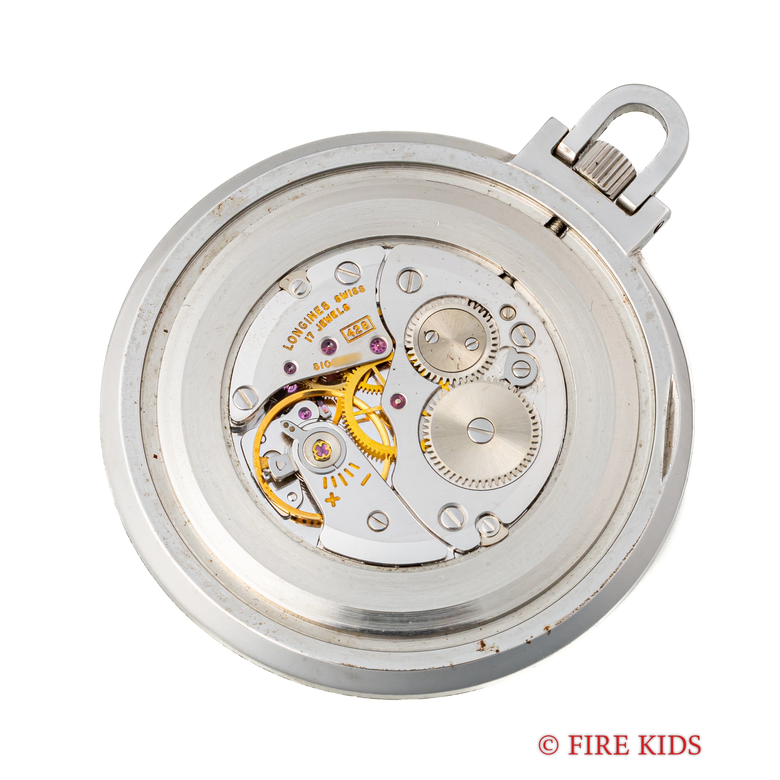 ロンジン 懐中時計 手巻き 1960年代製 二針 Cal.428