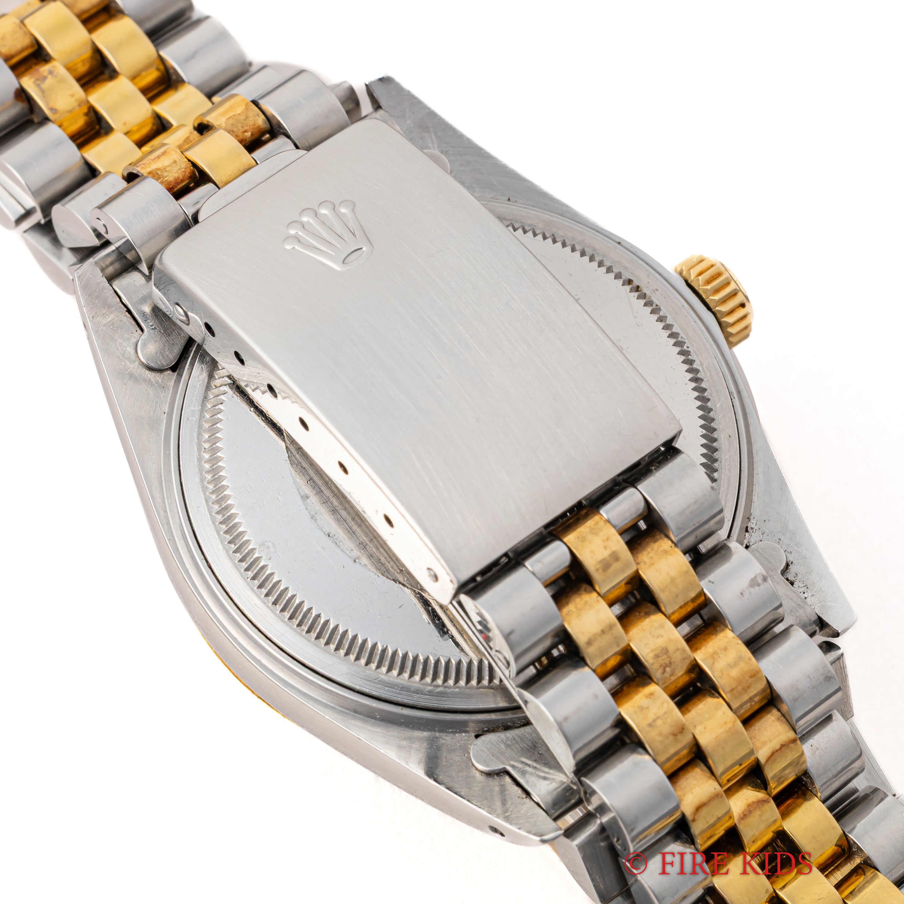 ロレックス 1987年製 デイトジャスト コンビ Ref.16013 自動巻 トリチウム夜光 ギャラ、タグ、修理明細付き