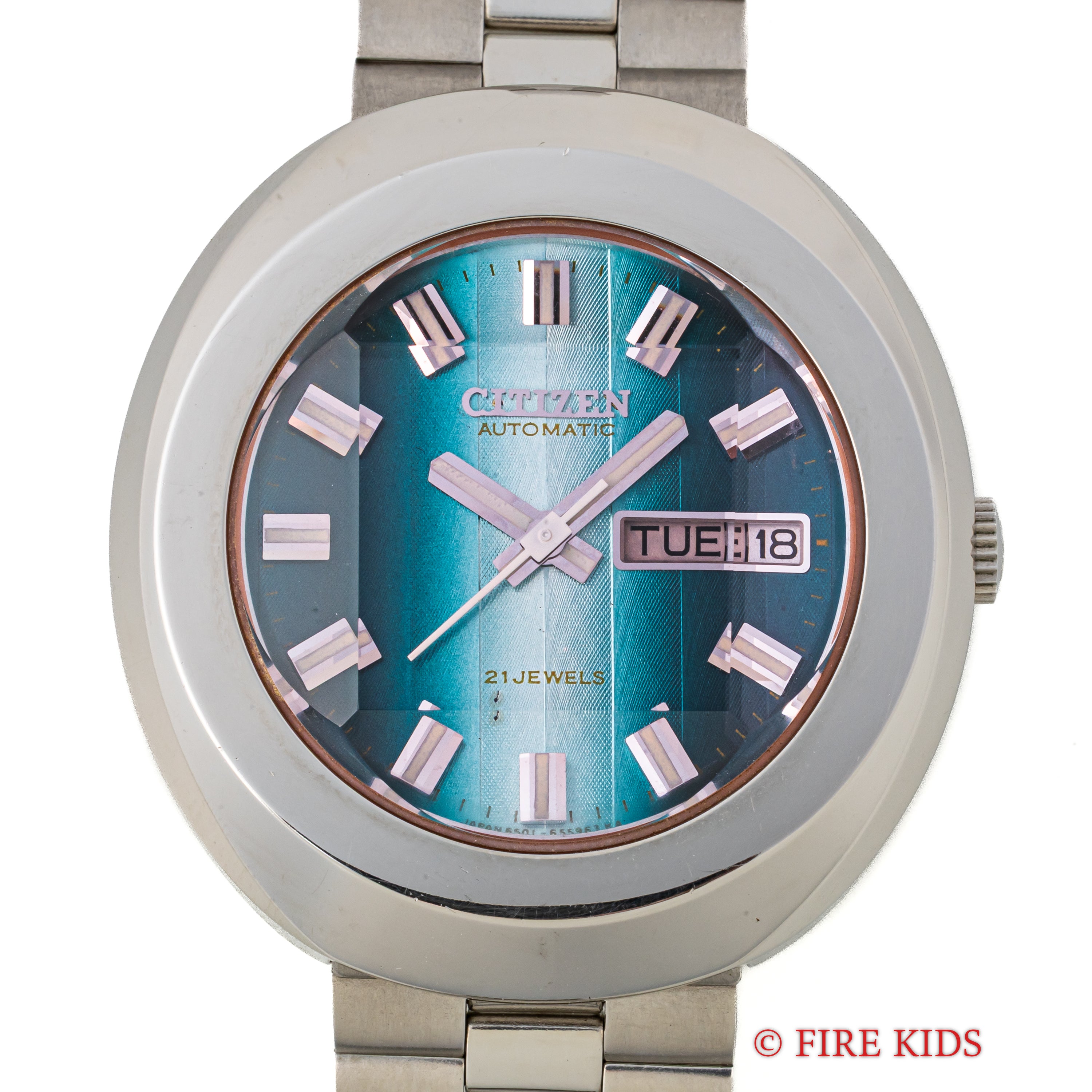 シチズン セブンスターV2 1973年製 ブルーグラデーション Ref.4-652223-TA N.O.S タグ付き