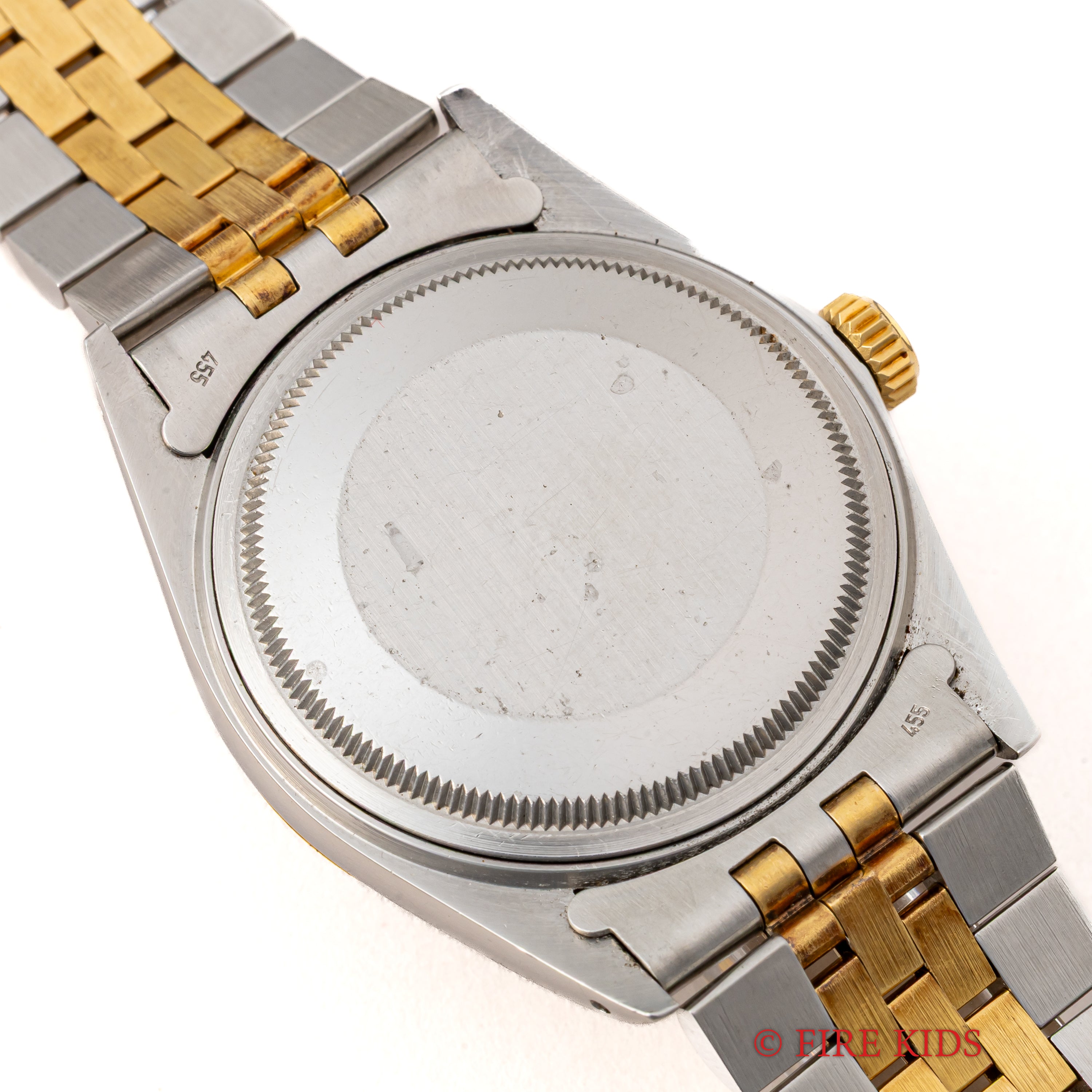 ロレックス 1987年製 デイトジャスト コンビ Ref.16013 自動巻 トリチウム夜光 ギャラ、タグ、修理明細付き