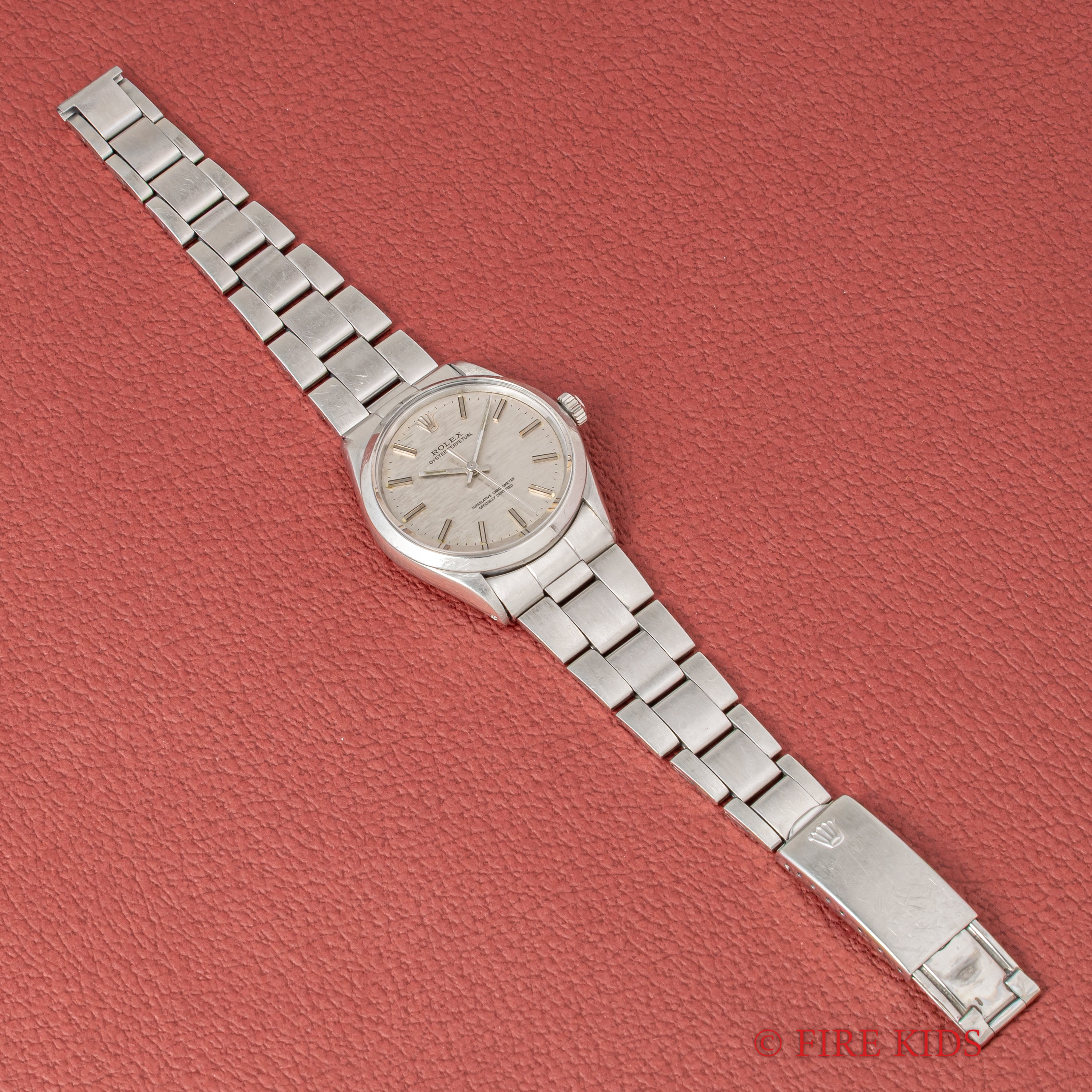 ロレックス オイスターパーペチュアル 1969年製 Ref.1002 シルバーブリックダイヤル