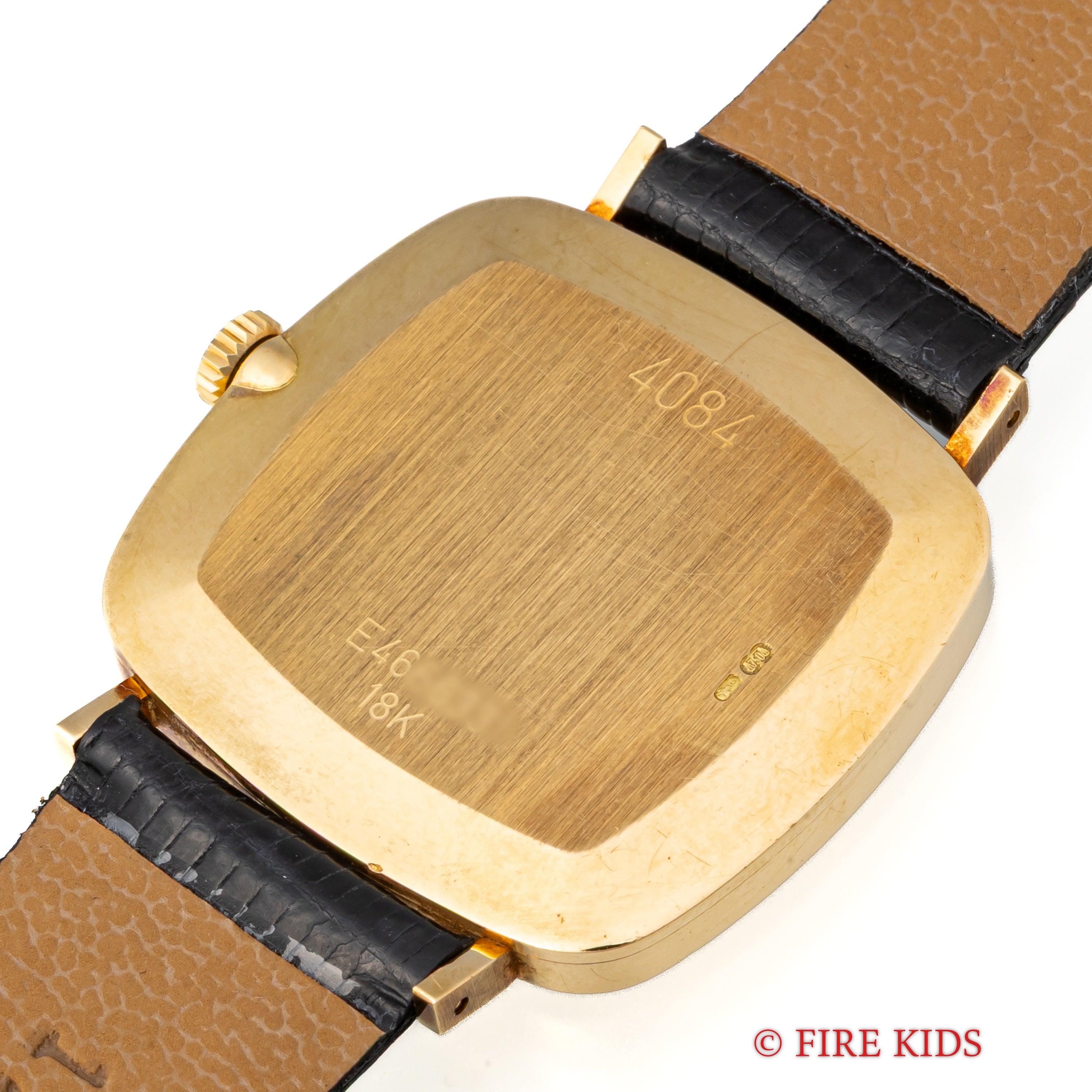 ロレックス 18金無垢チェリーニ 1990~1991年製 Ref.4084 純正18金無垢尾錠付き 手巻き