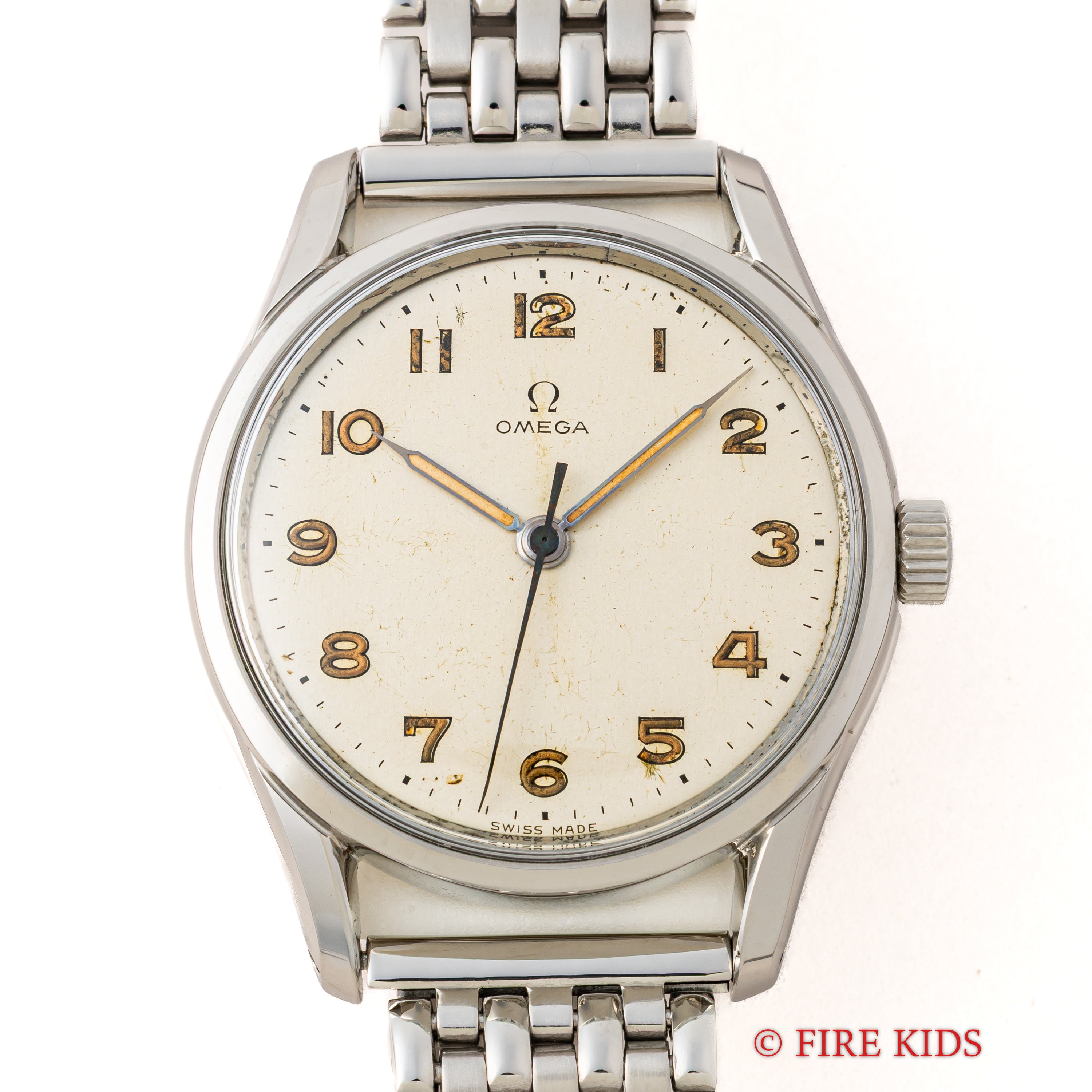 オメガ 30mmキャリバー 1952年製 Ref.2640-8 SC 手巻き Cal.283 全アラビアダイヤル