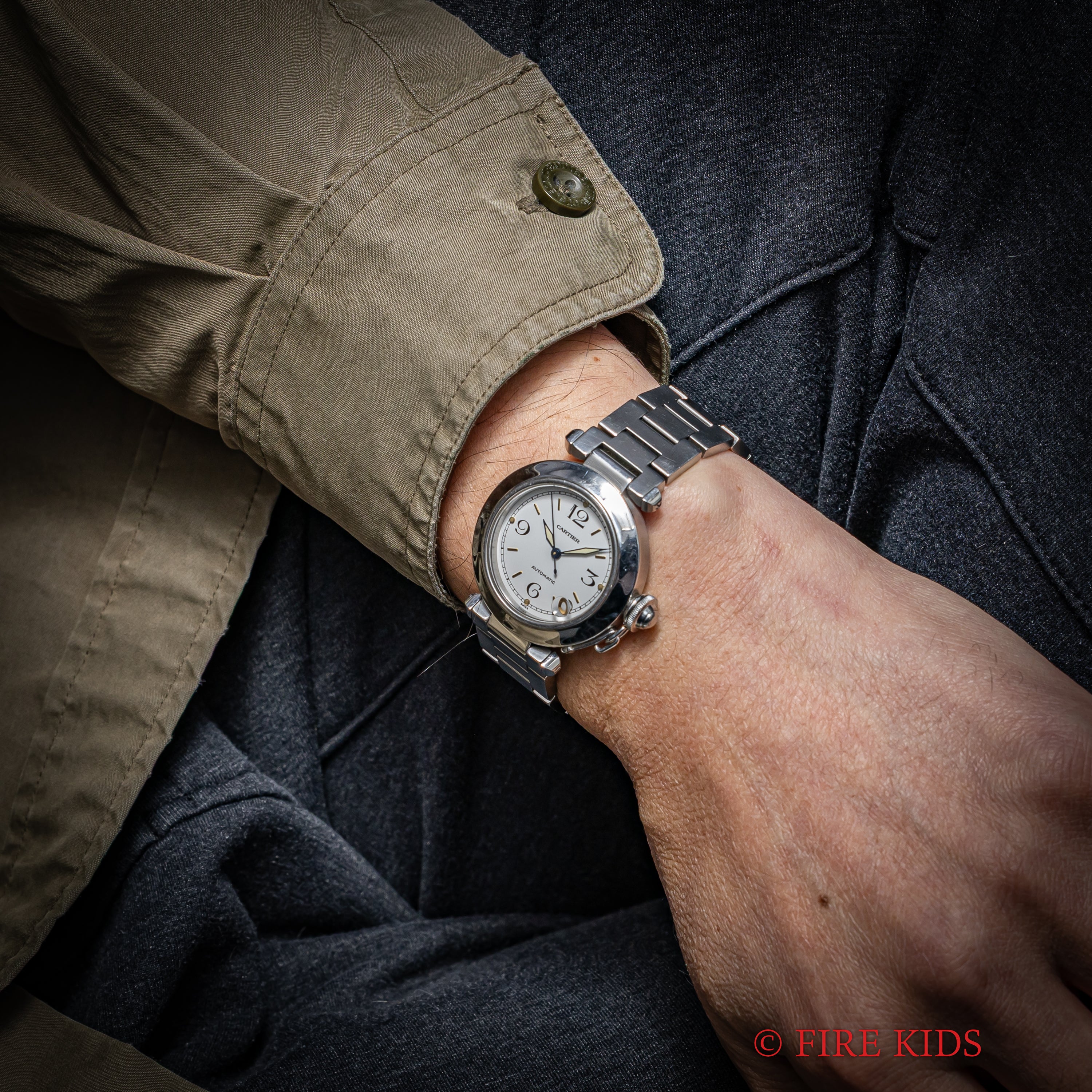 カルティエ パシャC 1990年代製 Ref.2324 ホワイトダイヤル