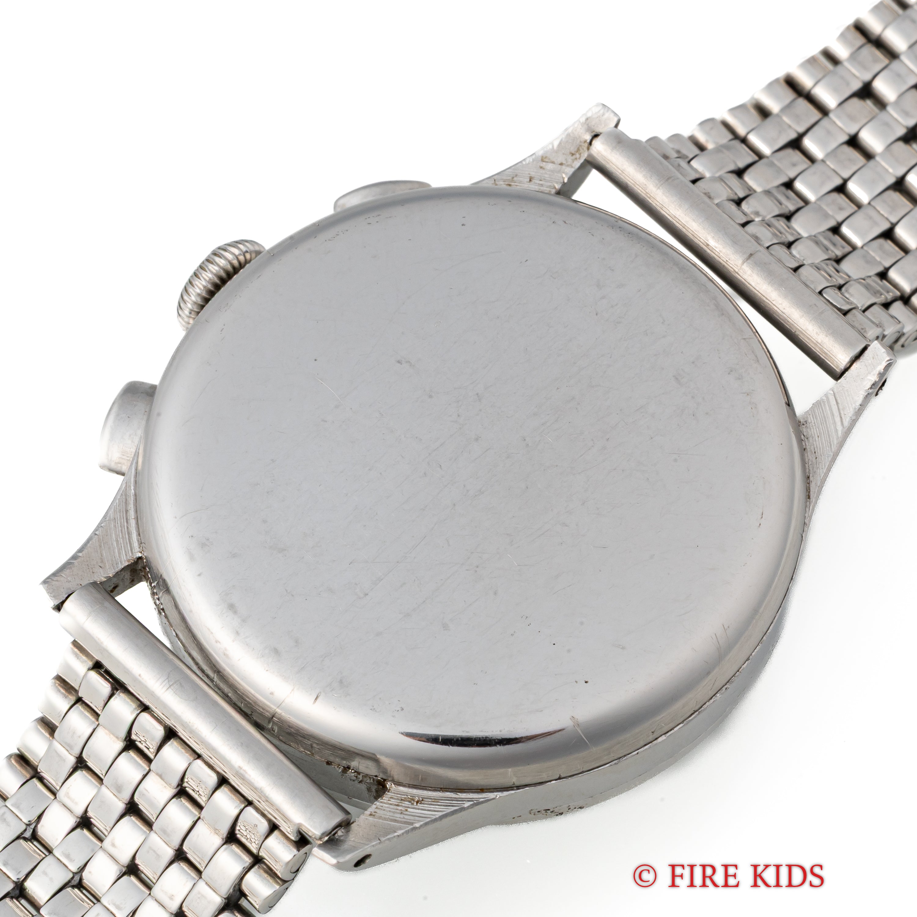 レマニア 37㎜ビッグケース 2レジスター クロノグラフ 1940年代製 手巻き Cal.15TL ステップベゼル