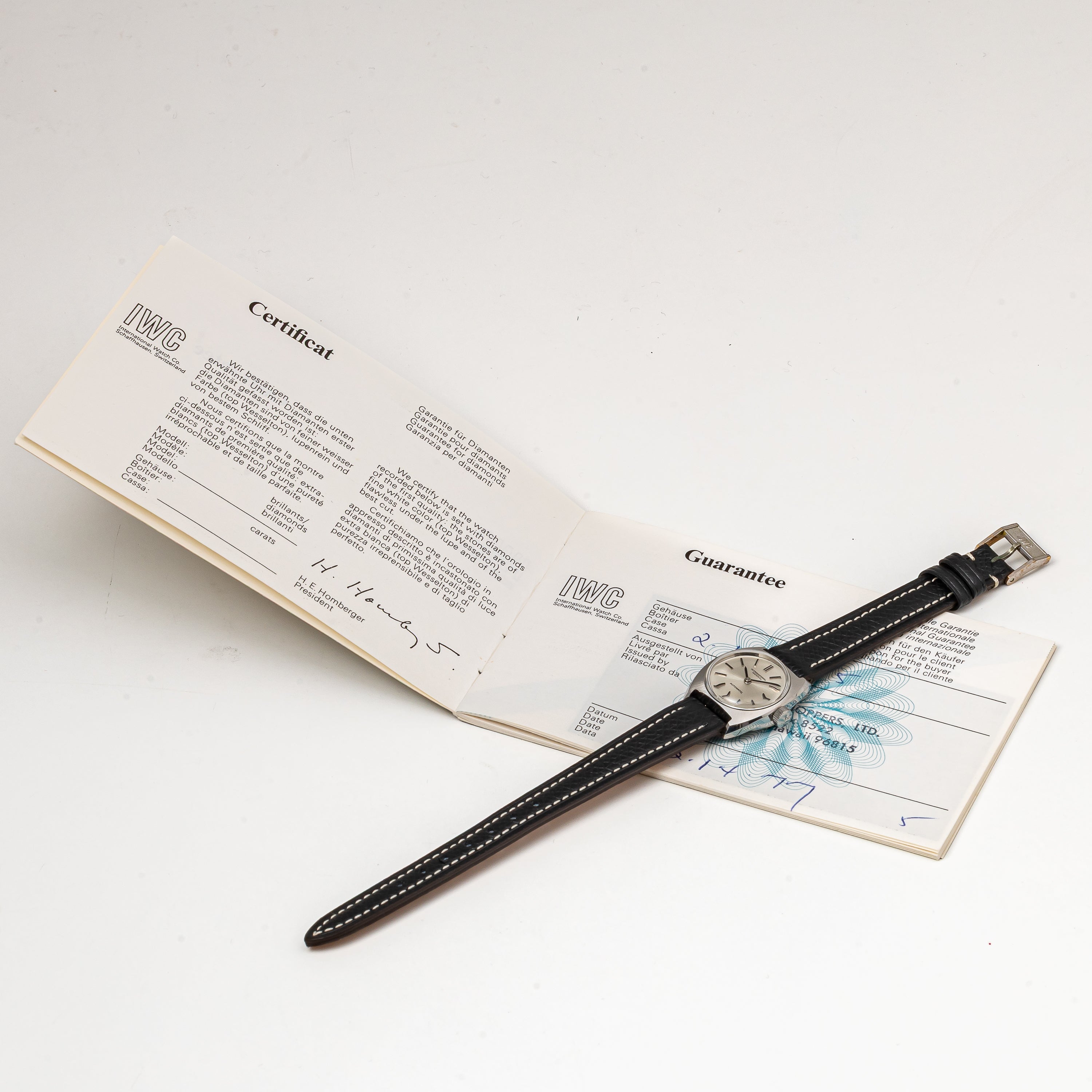 IWC レディース トノーケース1972年製 Ref.R440S 箱・ギャラ付き