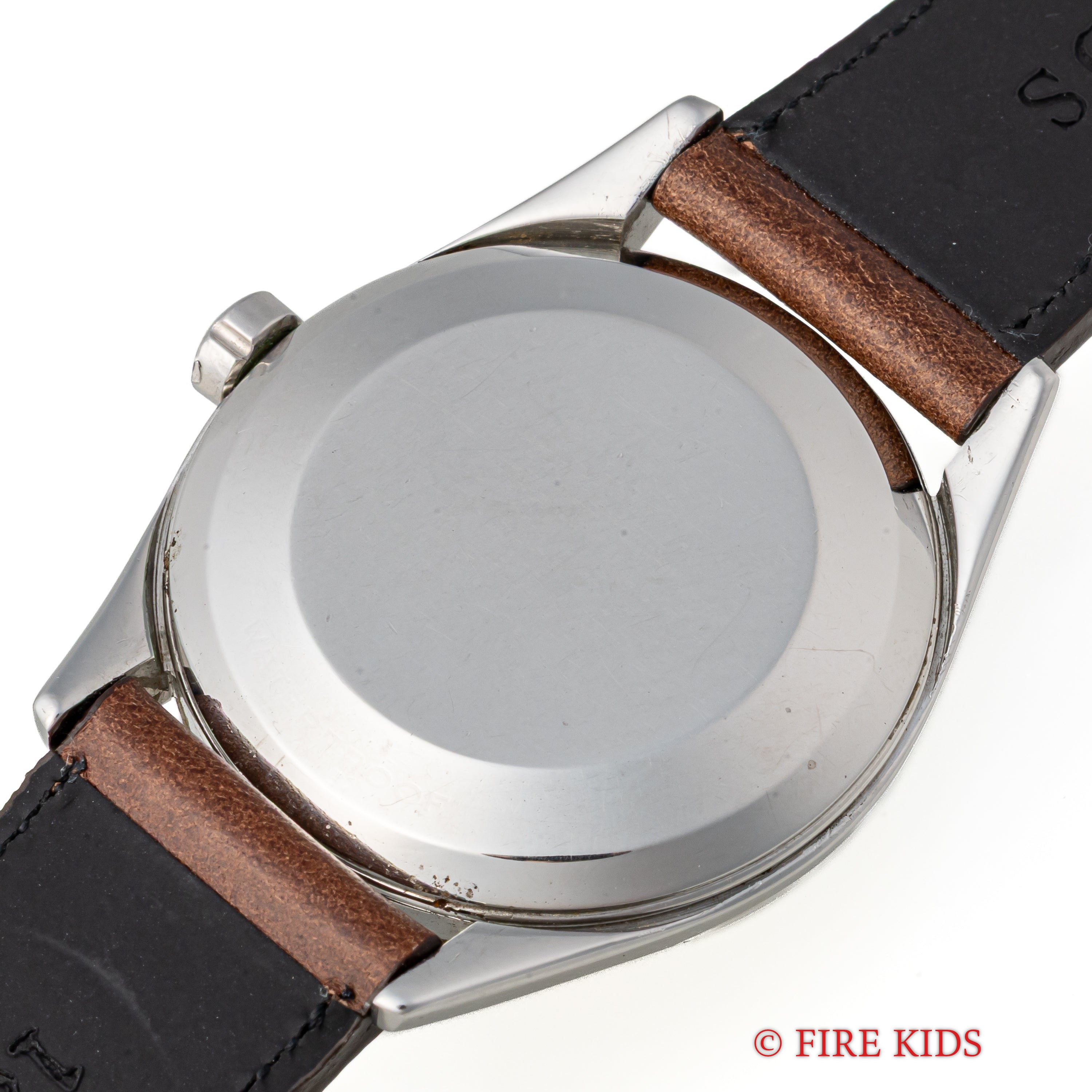 オメガ ラウンドケース ギョウシェダイヤル 1954年製 全回転自動巻 Cal.471