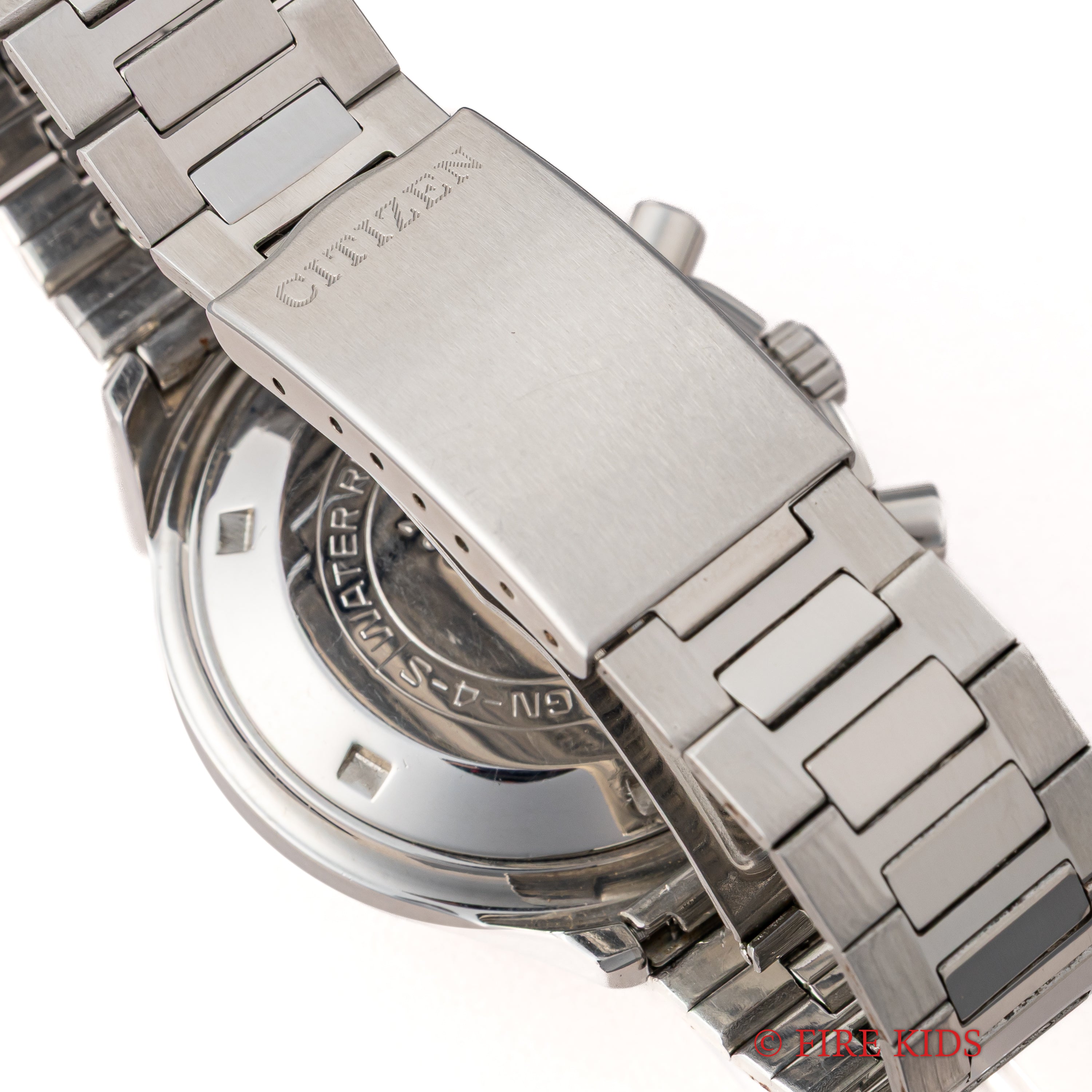 シチズン チャレンジタイマー 1972年製 ブラックダイヤル 自動巻きフライバッククロノグラフ 純正ブレス