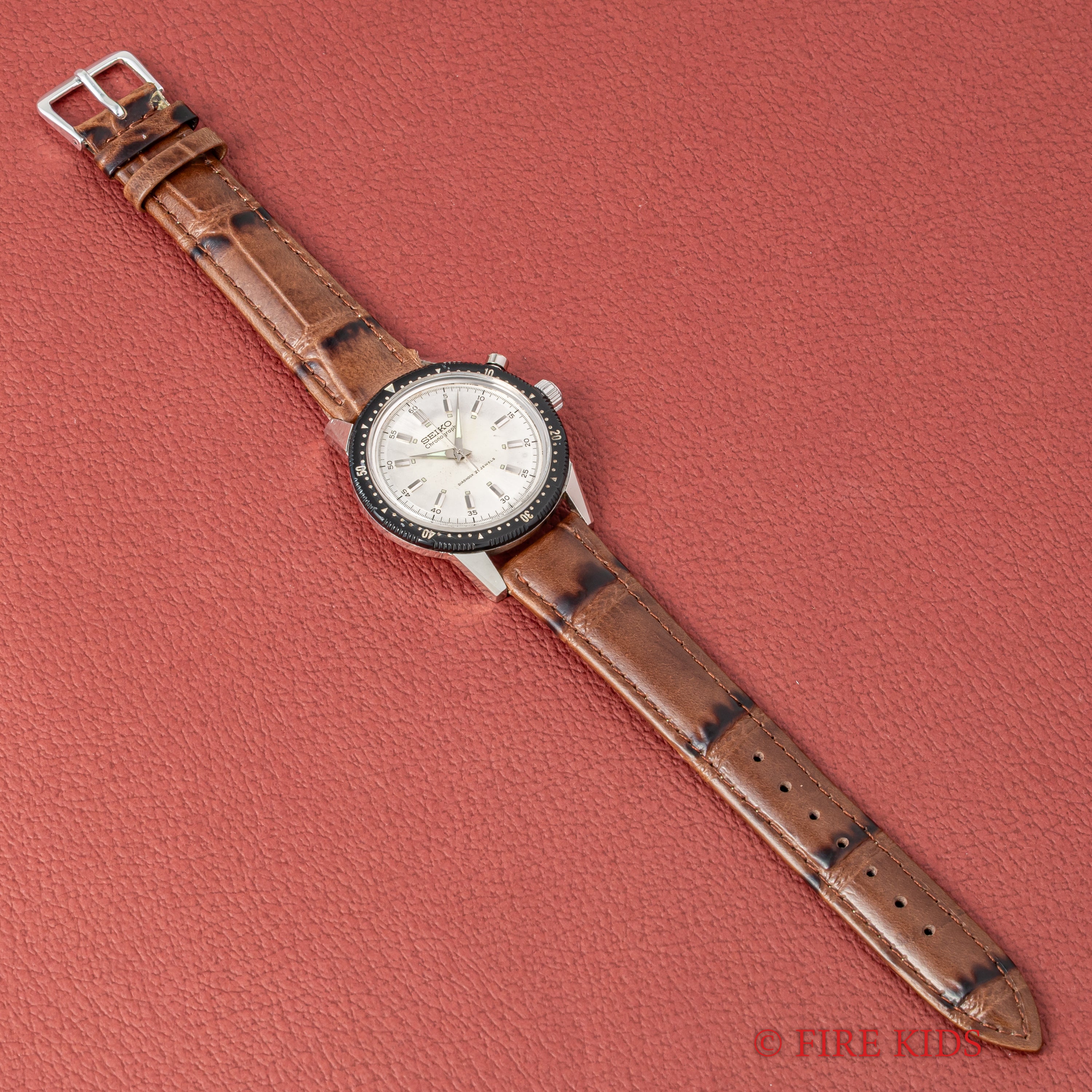 セイコー ワンプッシュクロノグラフ 1964年製 Ref.45899 聖火マーク プラ回転ベゼル