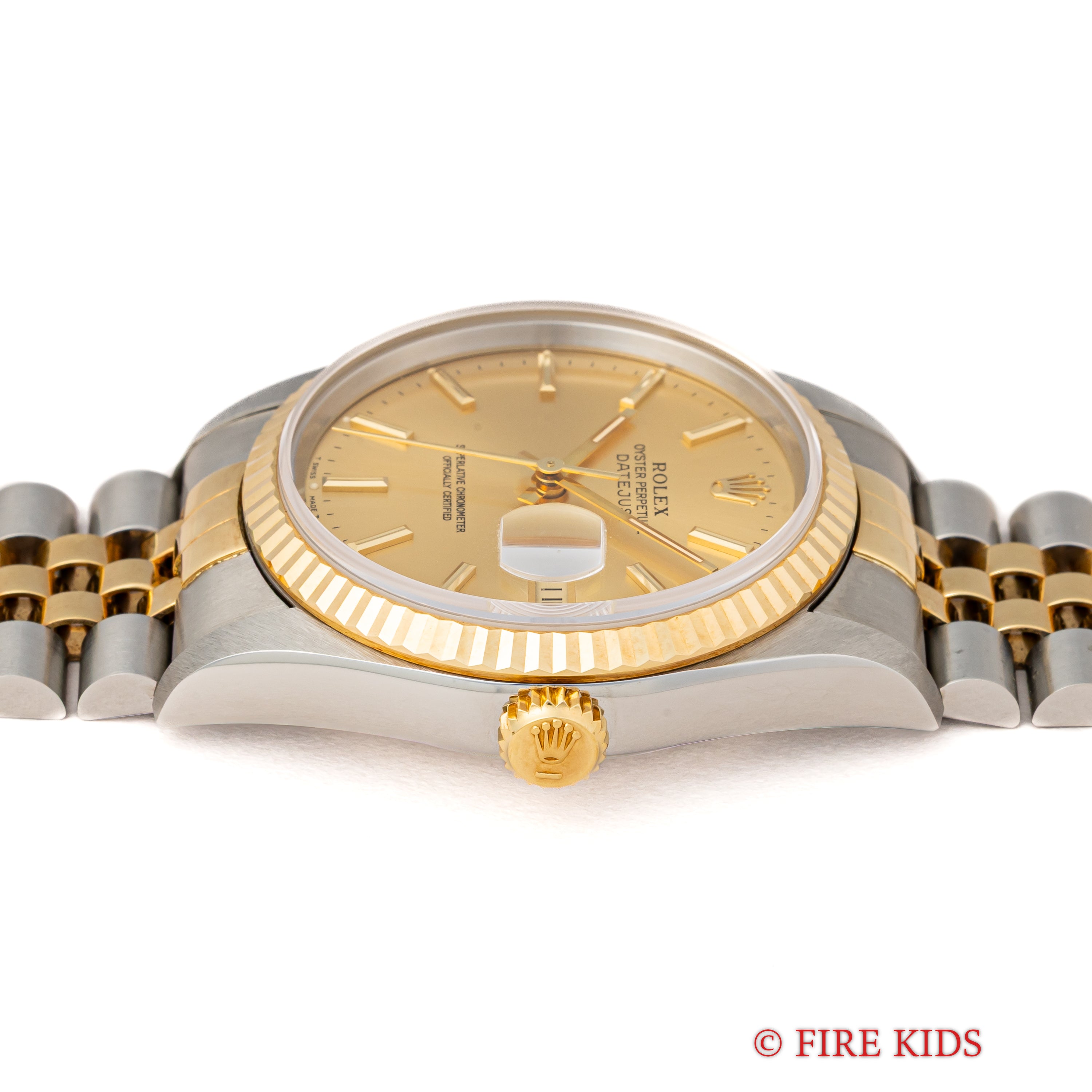 ロレックス デイトジャスト36 コンビ 1993年製 Ref.16233 シャンパンダイヤル 純正ジュビリーブレス