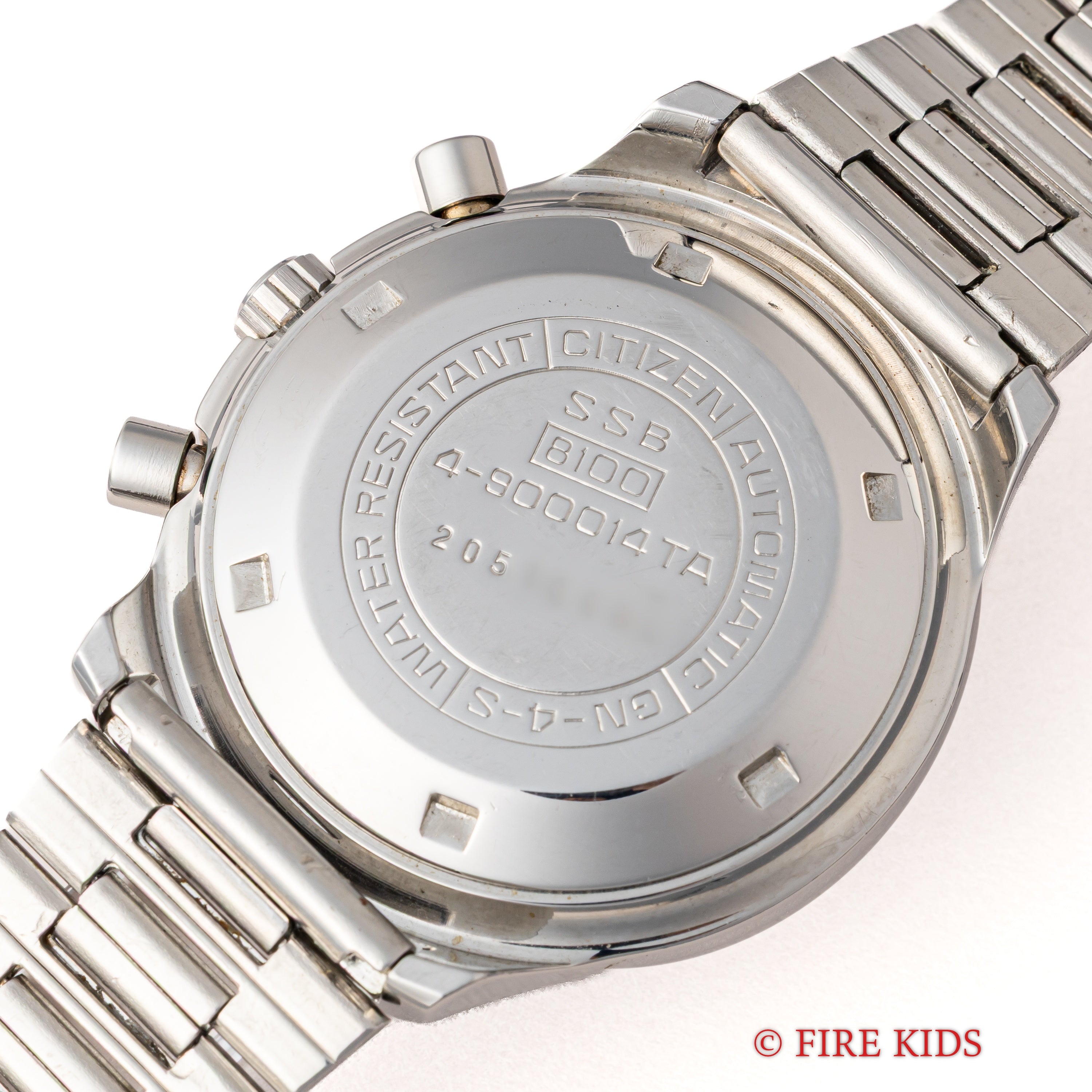 シチズン チャレンジタイマー 1972年製 ブラックダイヤル 自動巻きフライバッククロノグラフ 純正ブレス