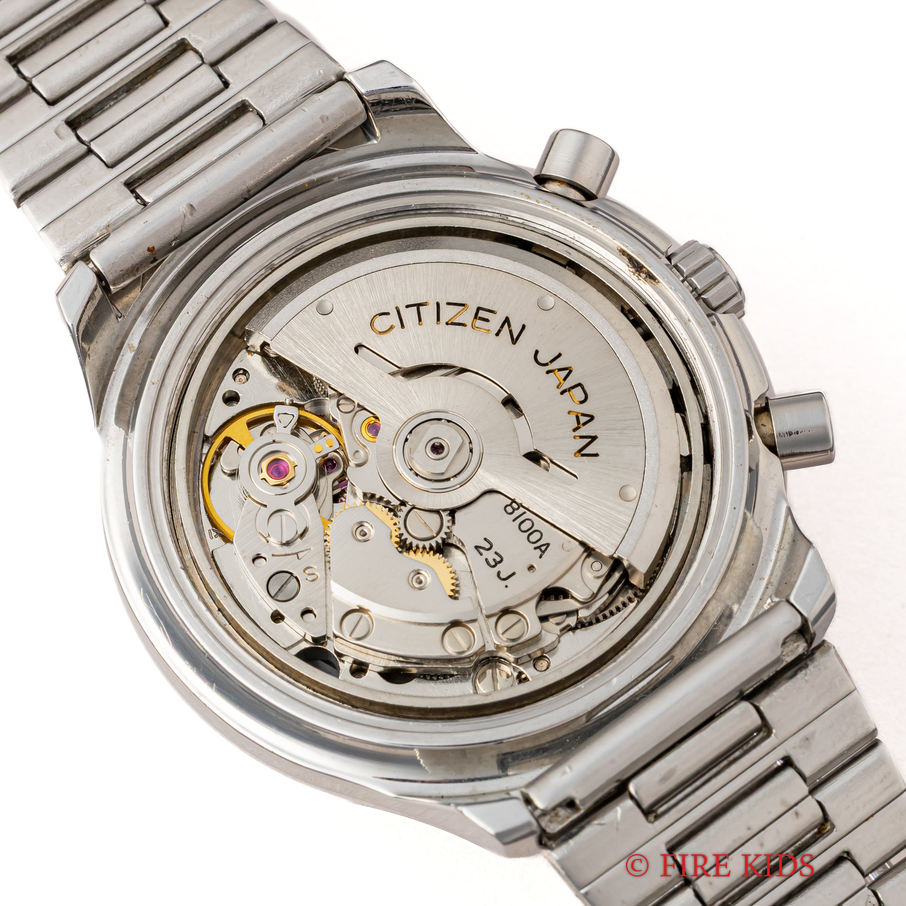 シチズン チャレンジタイマー 1972年製 ブラックダイヤル 自動巻きフライバッククロノグラフ 純正ブレス