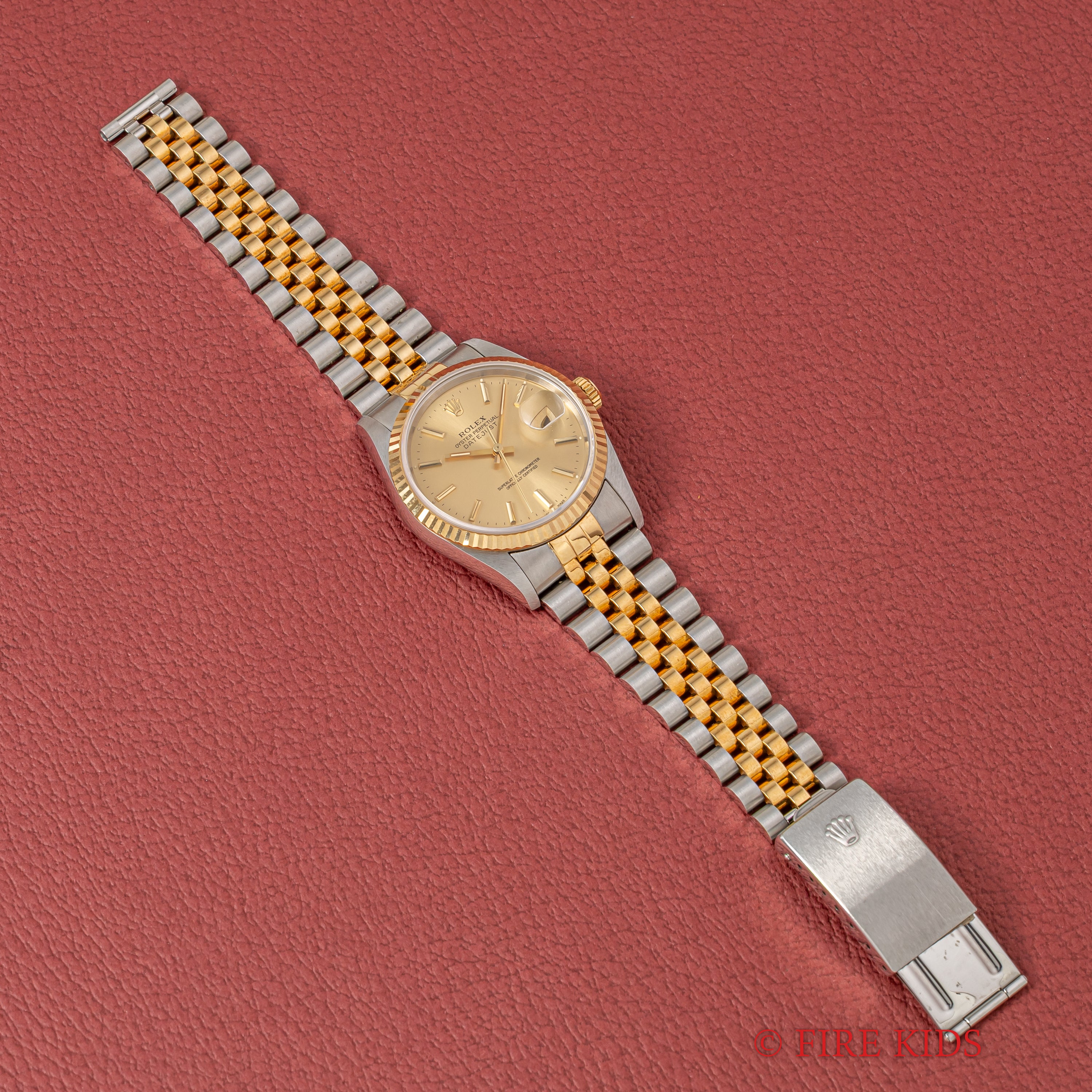 ロレックス デイトジャスト36 コンビ 1993年製 Ref.16233 シャンパンダイヤル 純正ジュビリーブレス