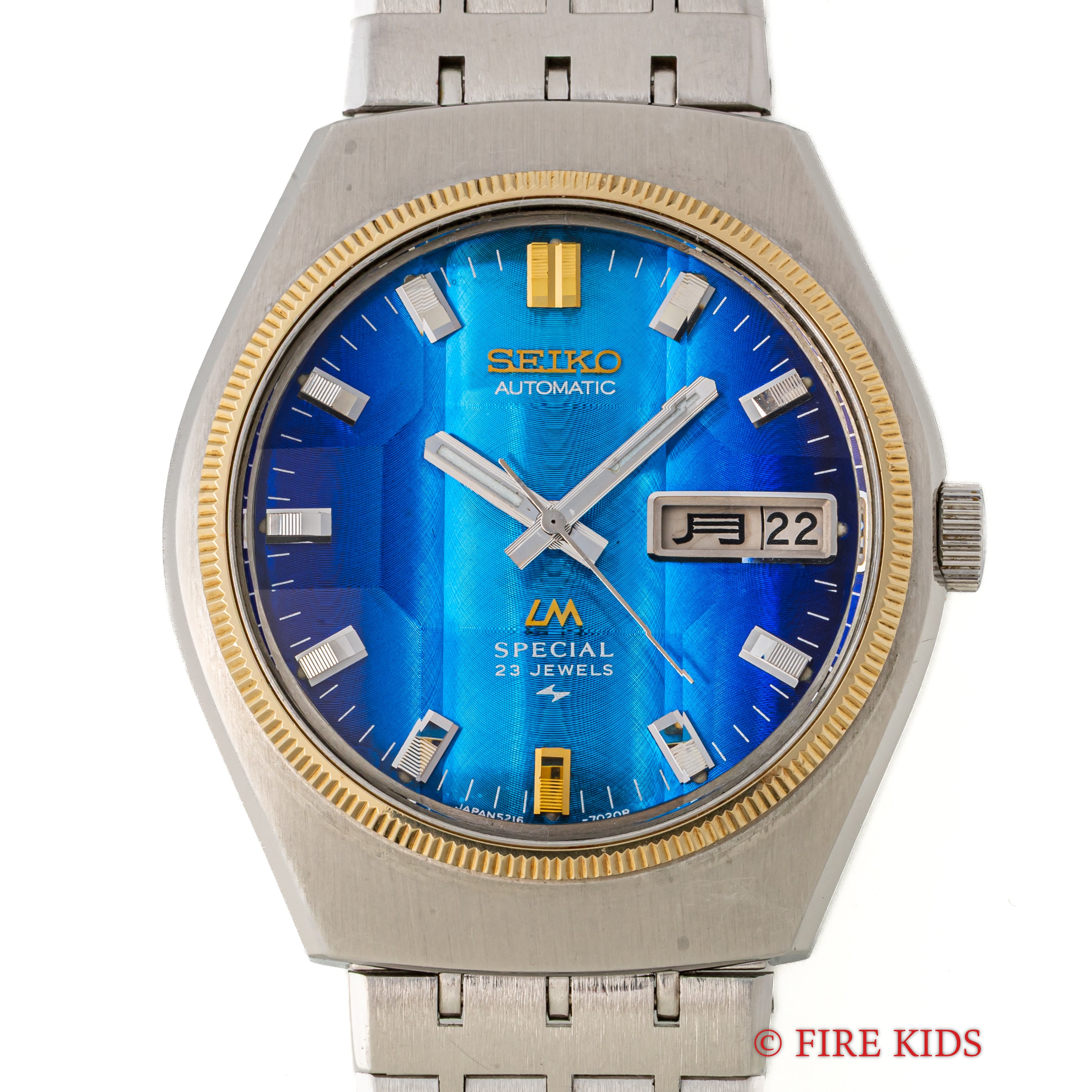 セイコー LM スペシャル Ref.5216-7020 1974年製 自動巻 カットガラス 純正ブレス