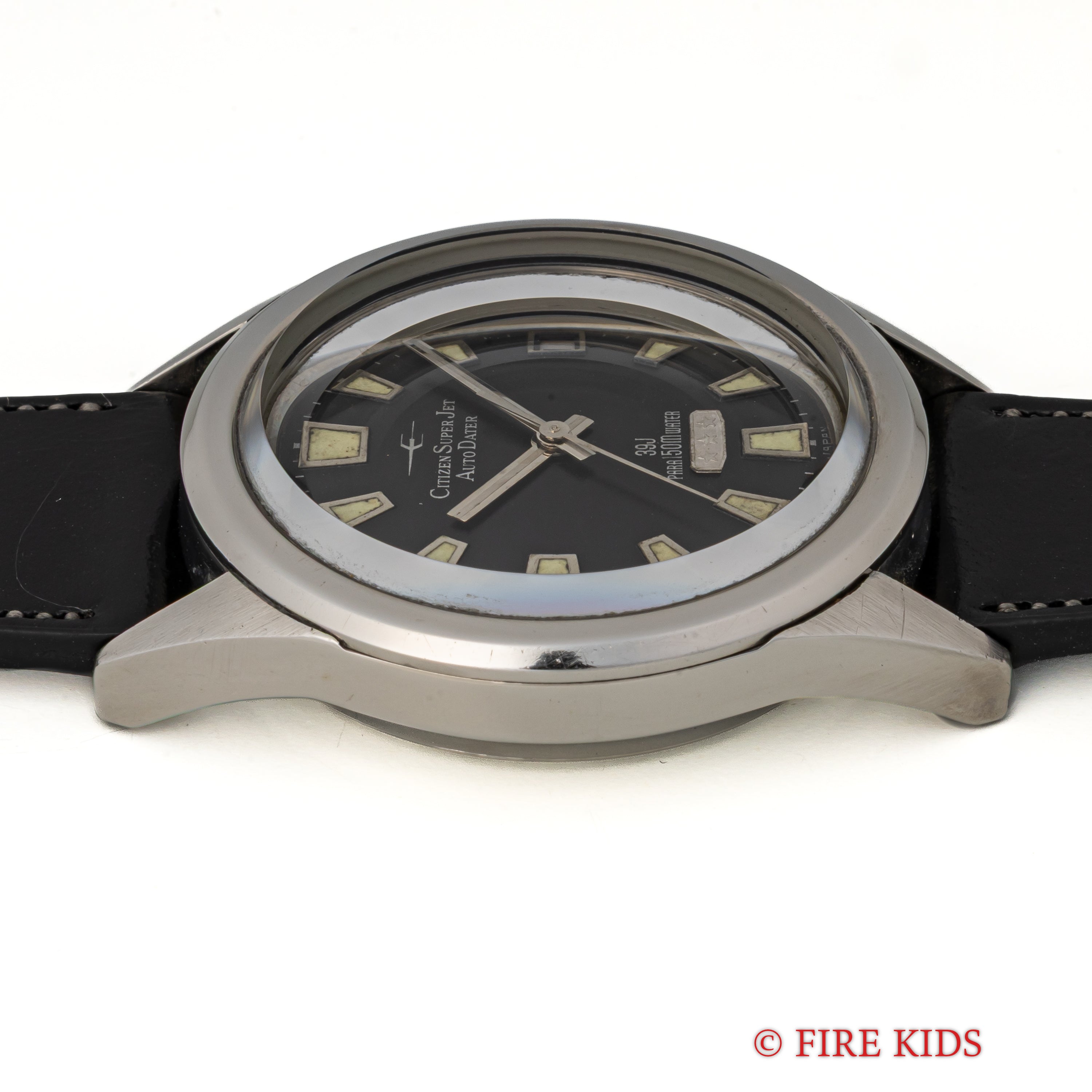 シチズン スーパージェット オートデーター 150mダイバー 1966年製 ブラックダイヤル