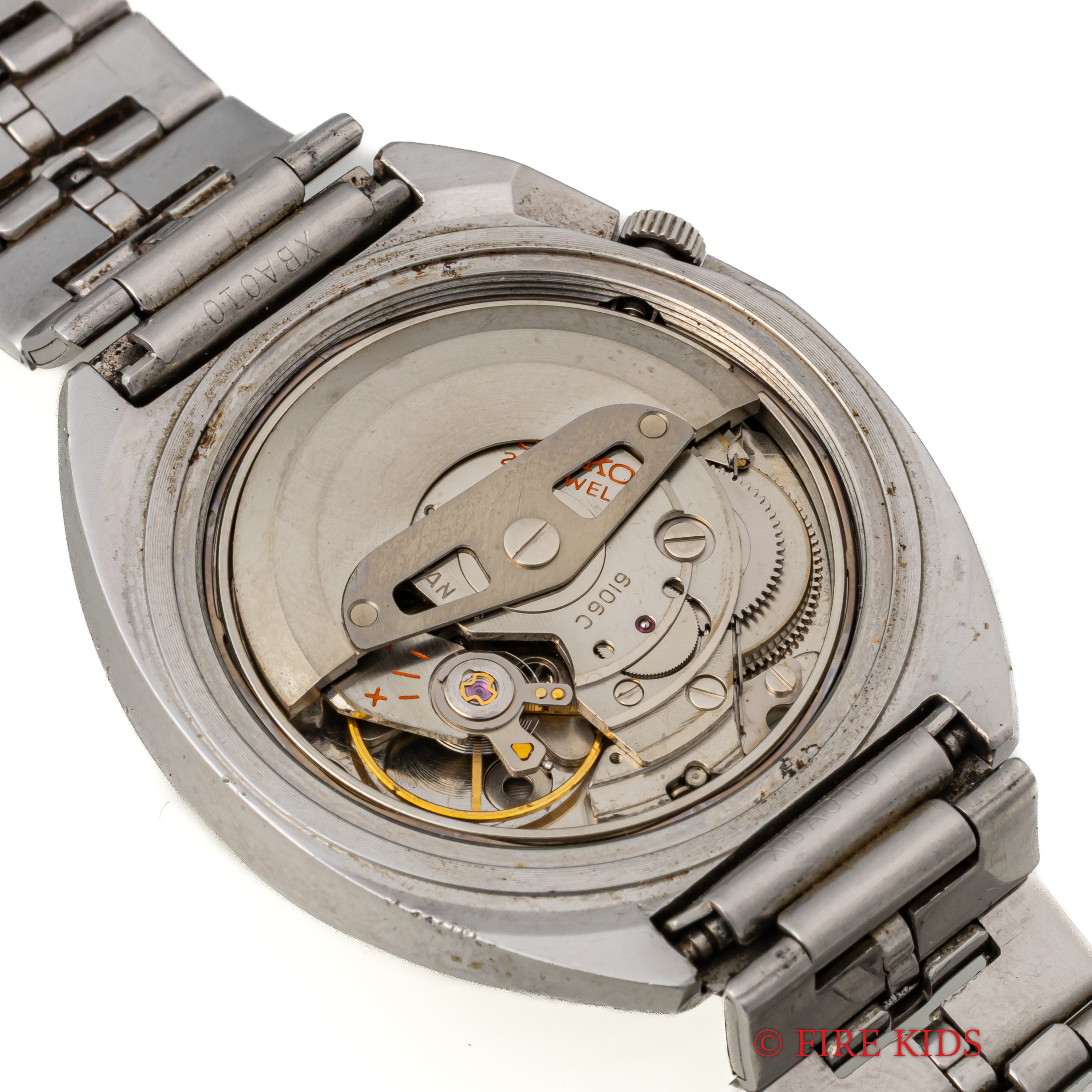 セイコー アドヴァン カットガラス 1973年製 グリーンダイヤル デイデイト自動巻 純正ブレス