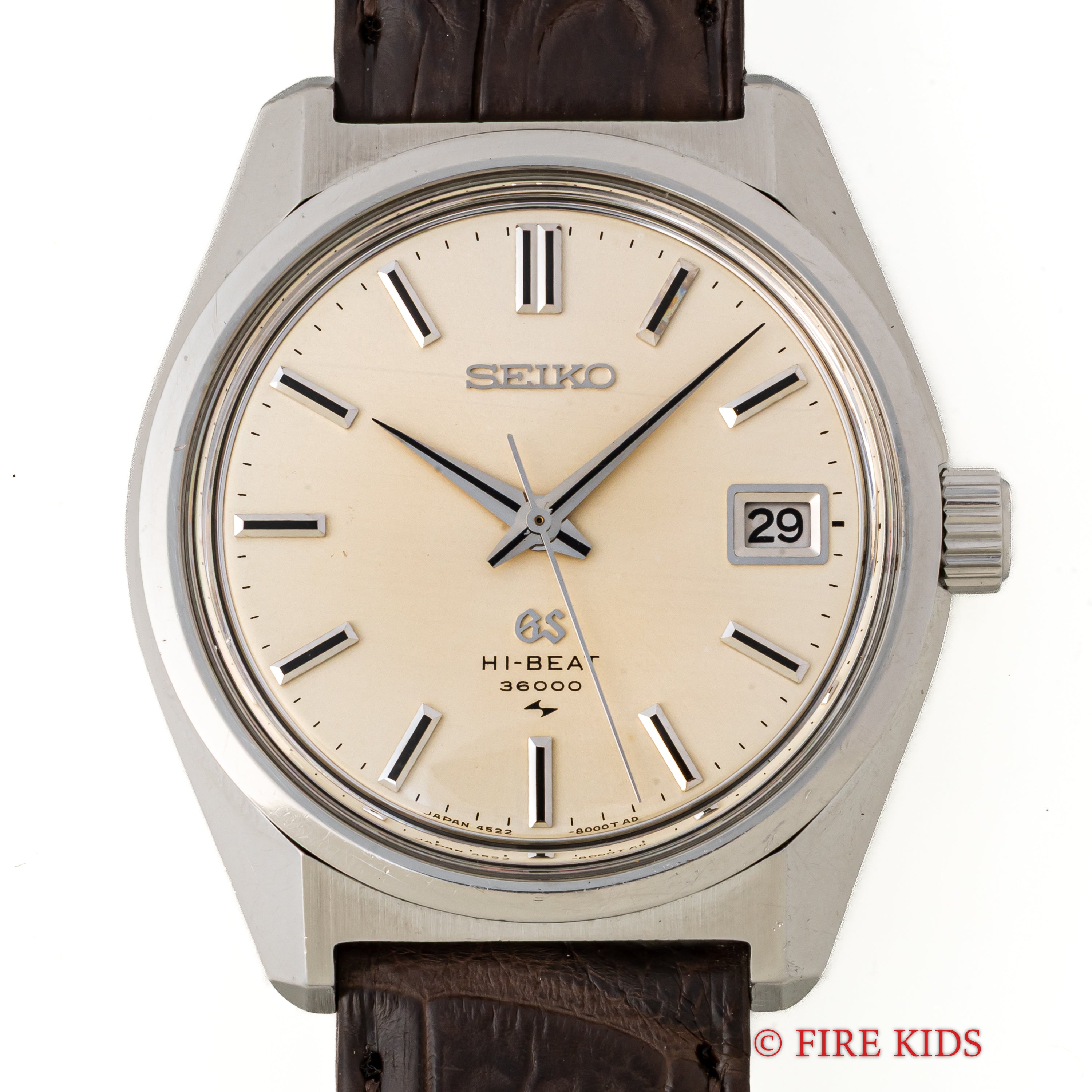 グランドセイコー 1969年製 10振動 手巻き 45GS Ref.4522-8000 ハイビート セイコースタイルケース