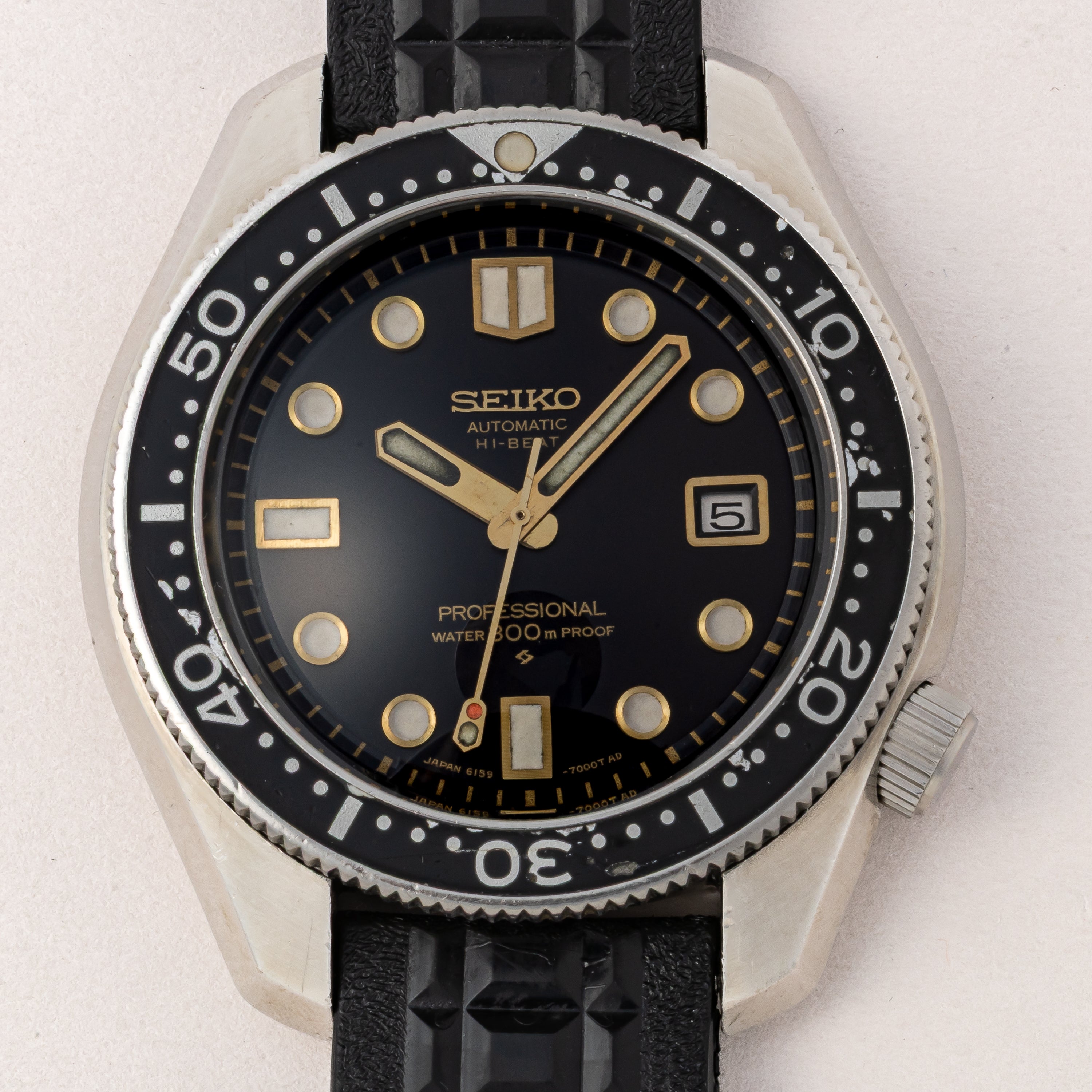セイコー プロフェッショナル300mダイバー 10振動自動巻き オリジナルウレタンベルト