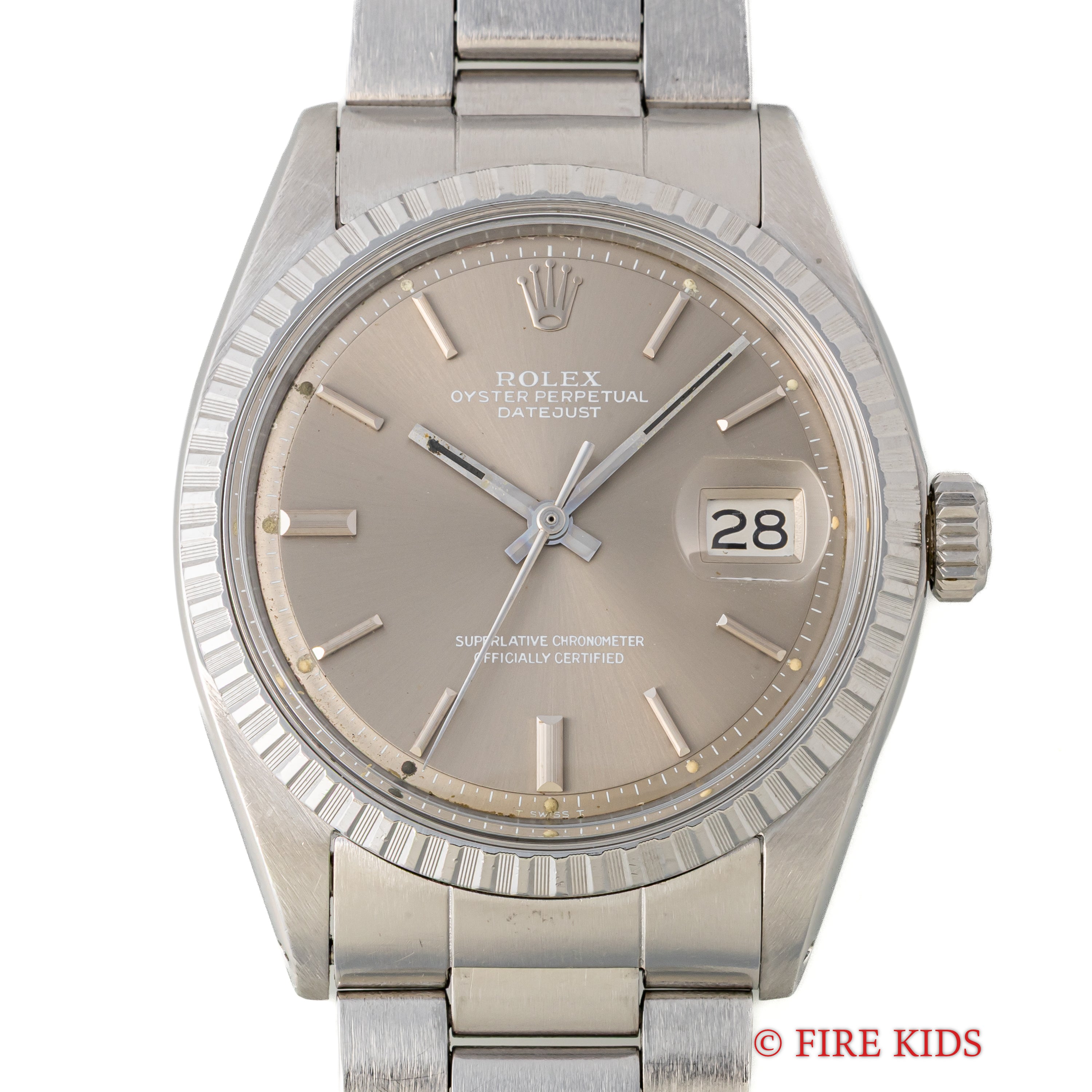 ロレックス デイトジャスト グレーダイヤル 1971年製 自動巻き Ref.1603